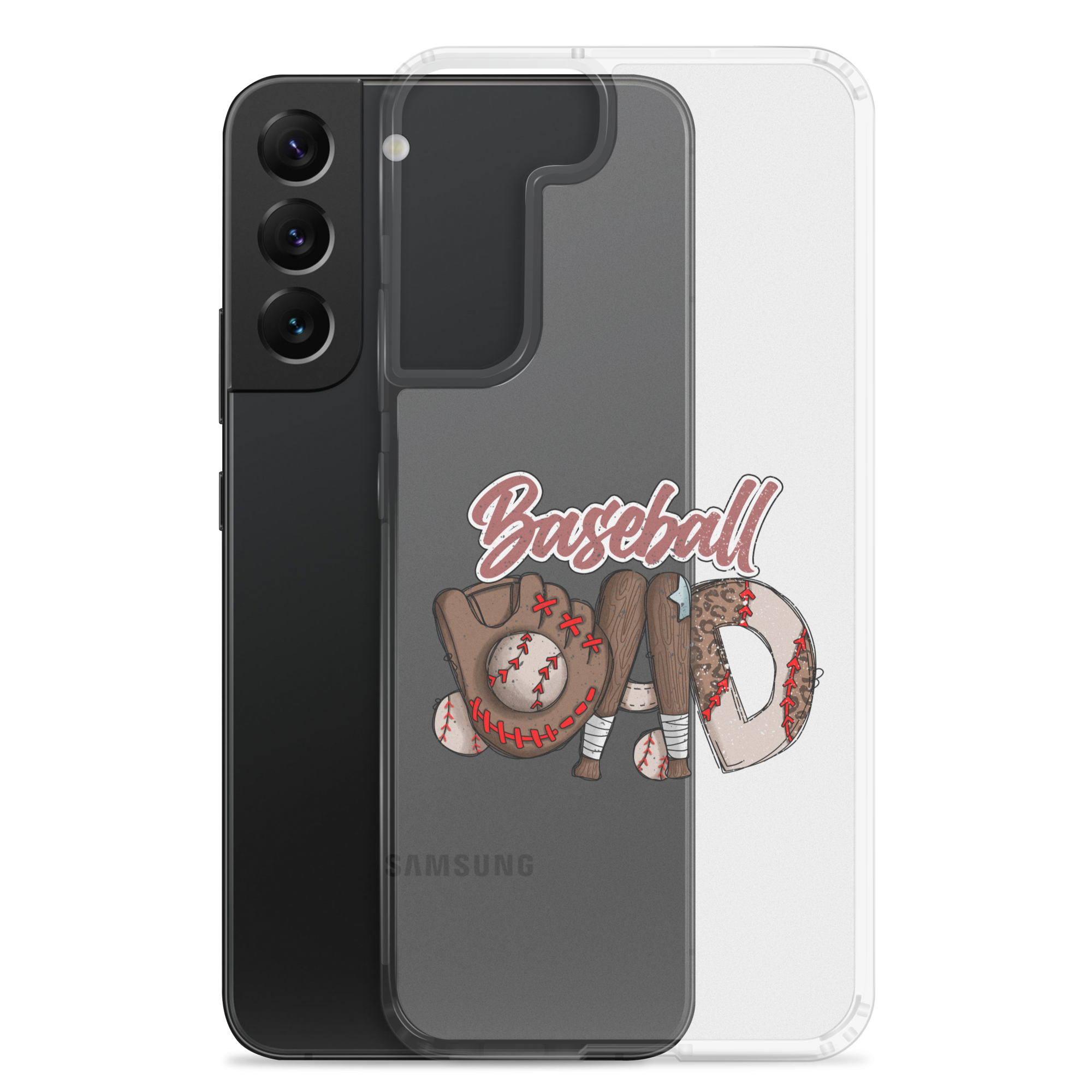 Baseball Dad Clear Case for Samsung®