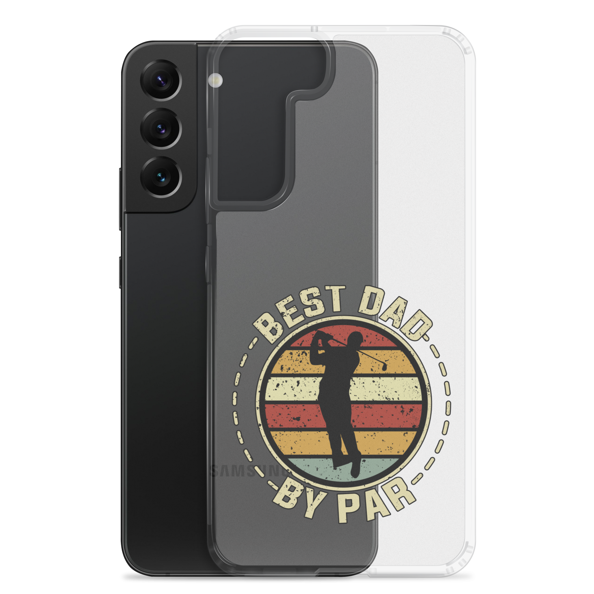 Best Dad By Par Clear Case for Samsung®