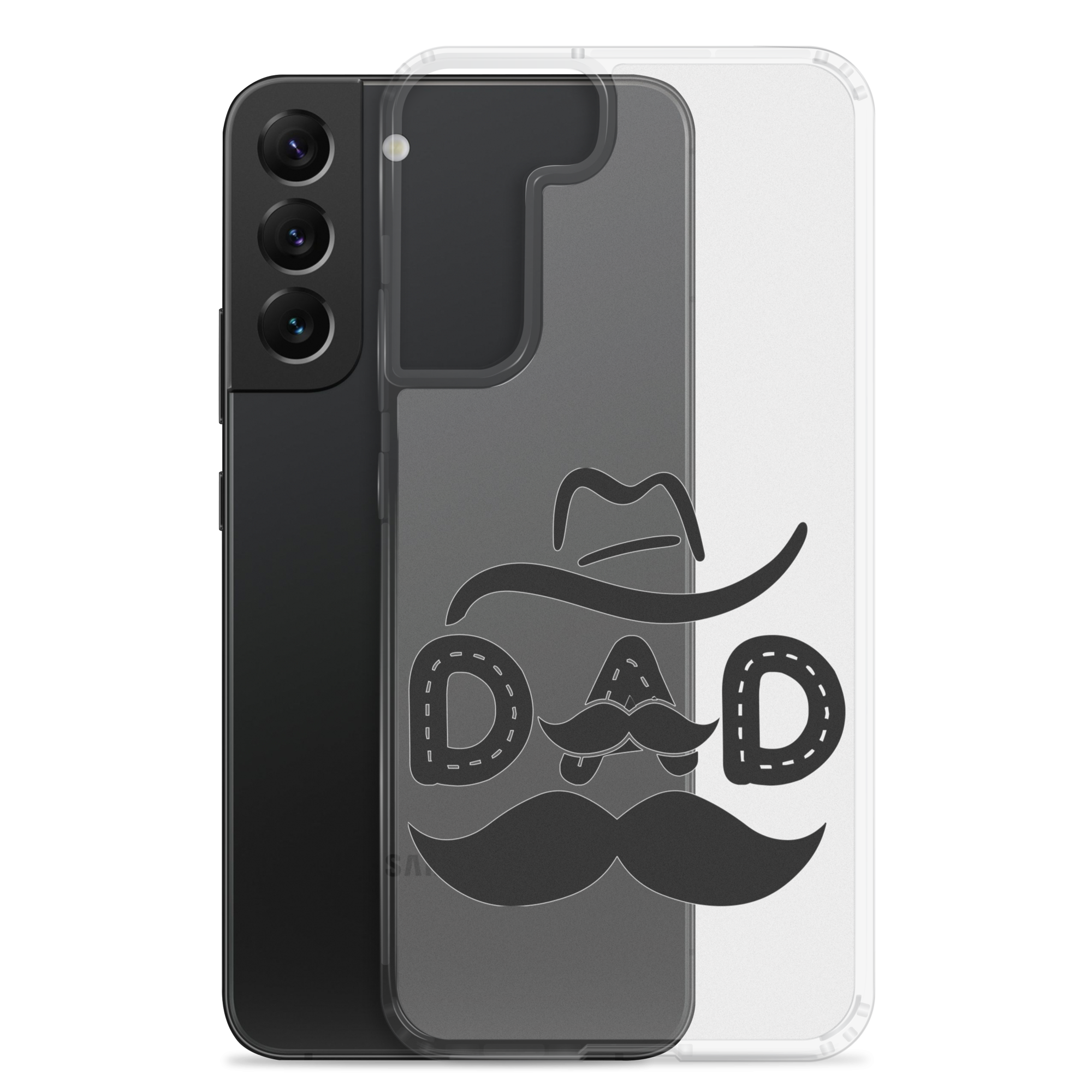 Dad Cowboy Clear Case for Samsung®