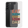 Eat Sleep Game Love Dad Clear Case for Samsung®