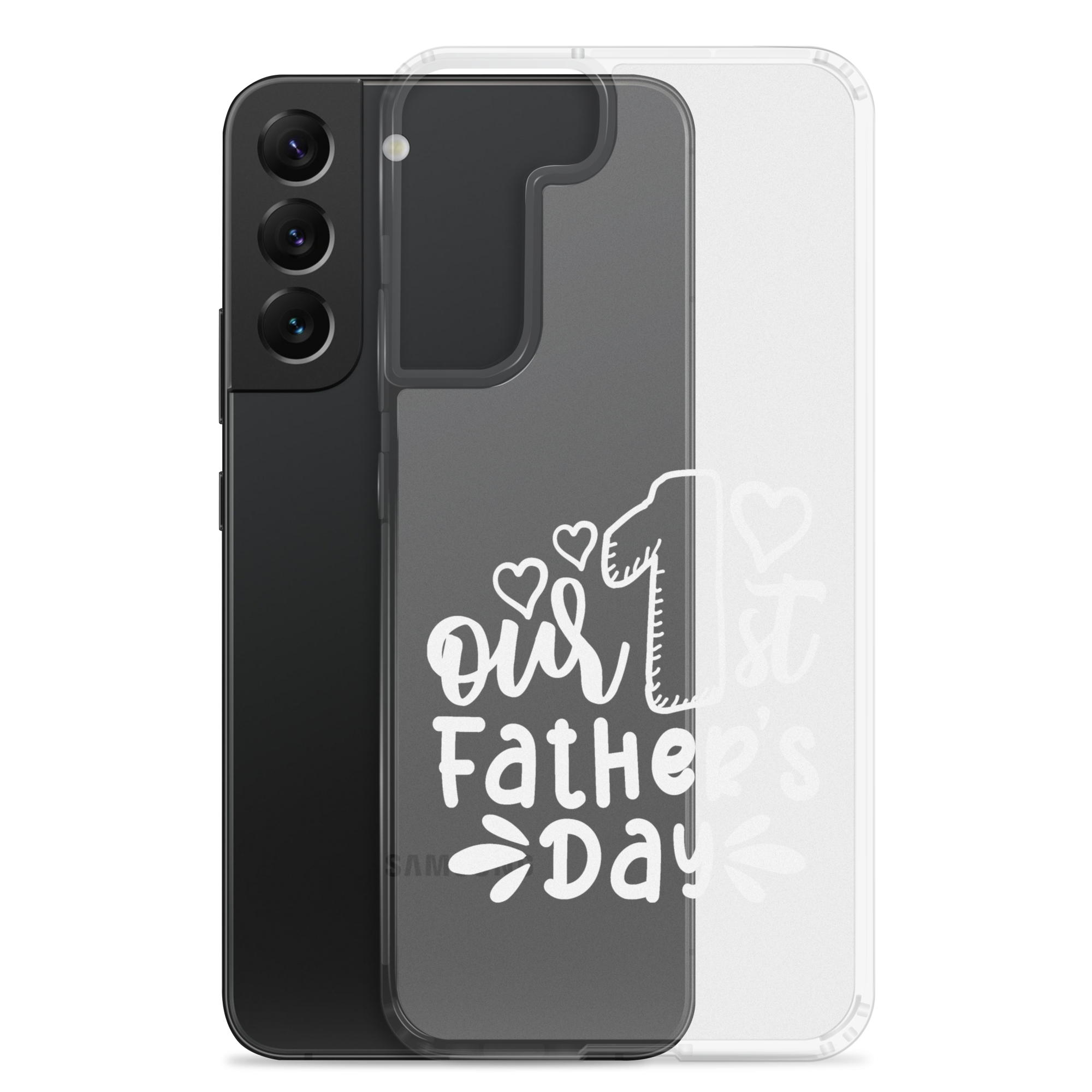 Our First Father's Day Clear Case for Samsung®