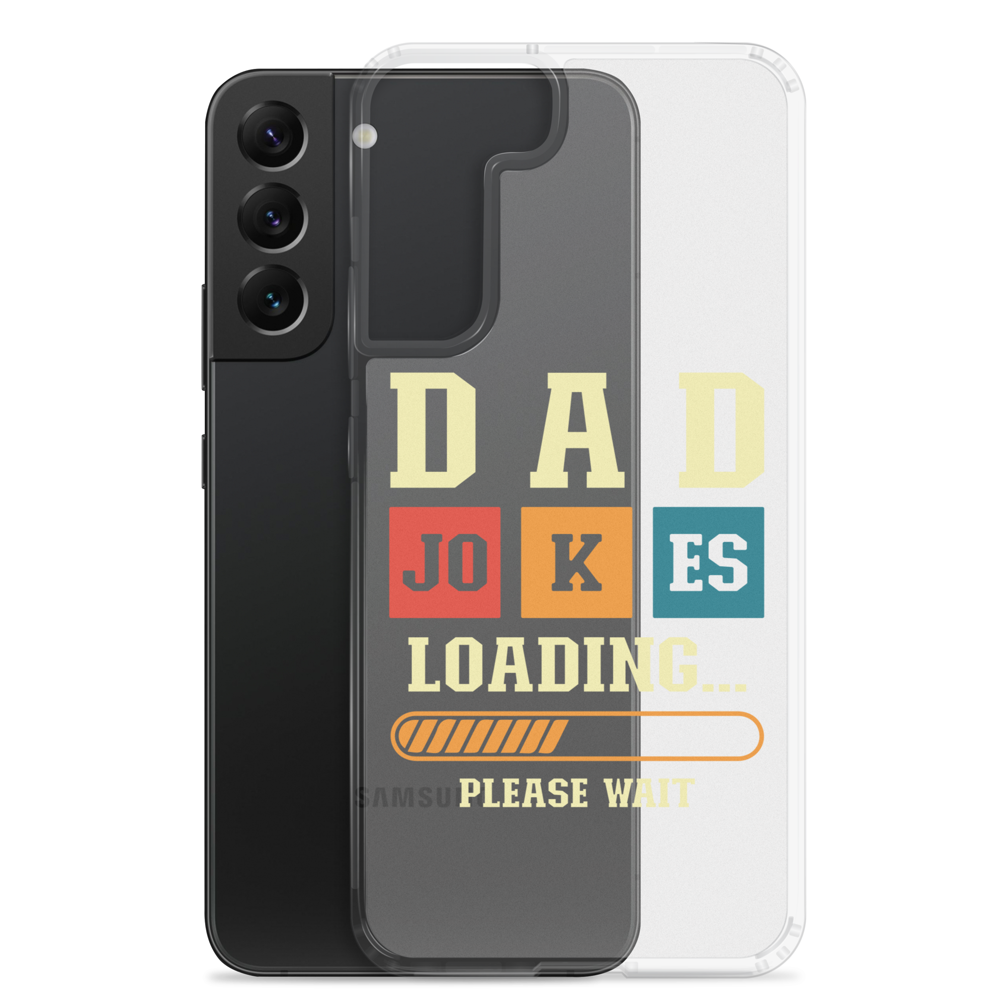 Dad Jokes Loading,,, Please Wait Clear Case for Samsung®