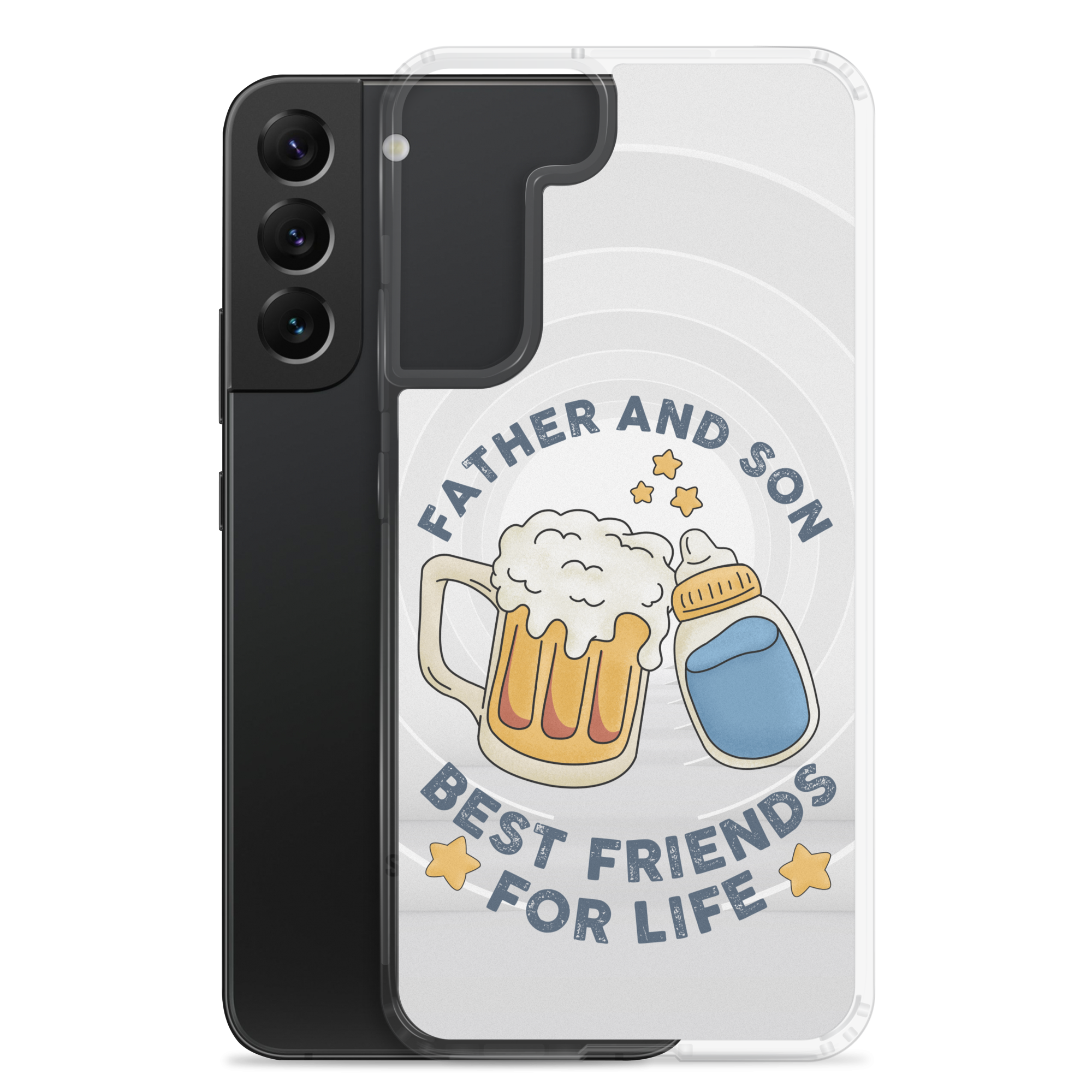 Father And Son Best Friends For Life Clear Case for Samsung®