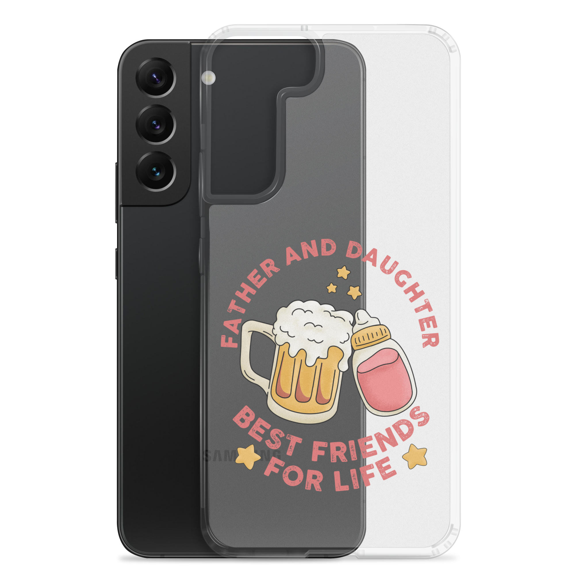 Father And Daughter Best Friends For Life Clear Case for Samsung®