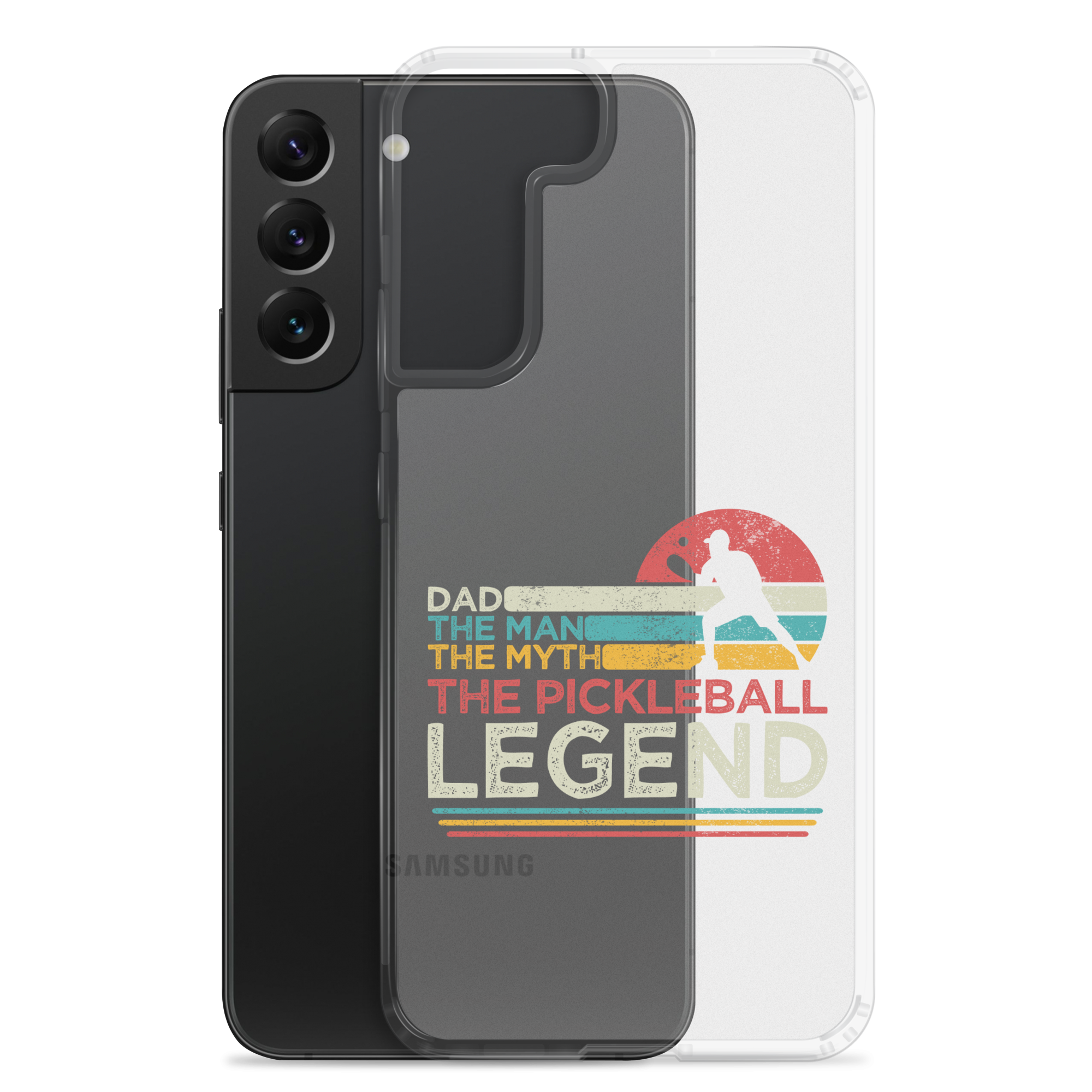 Dad The Man The Myth The Pickleball Legend Clear Case for Samsung®