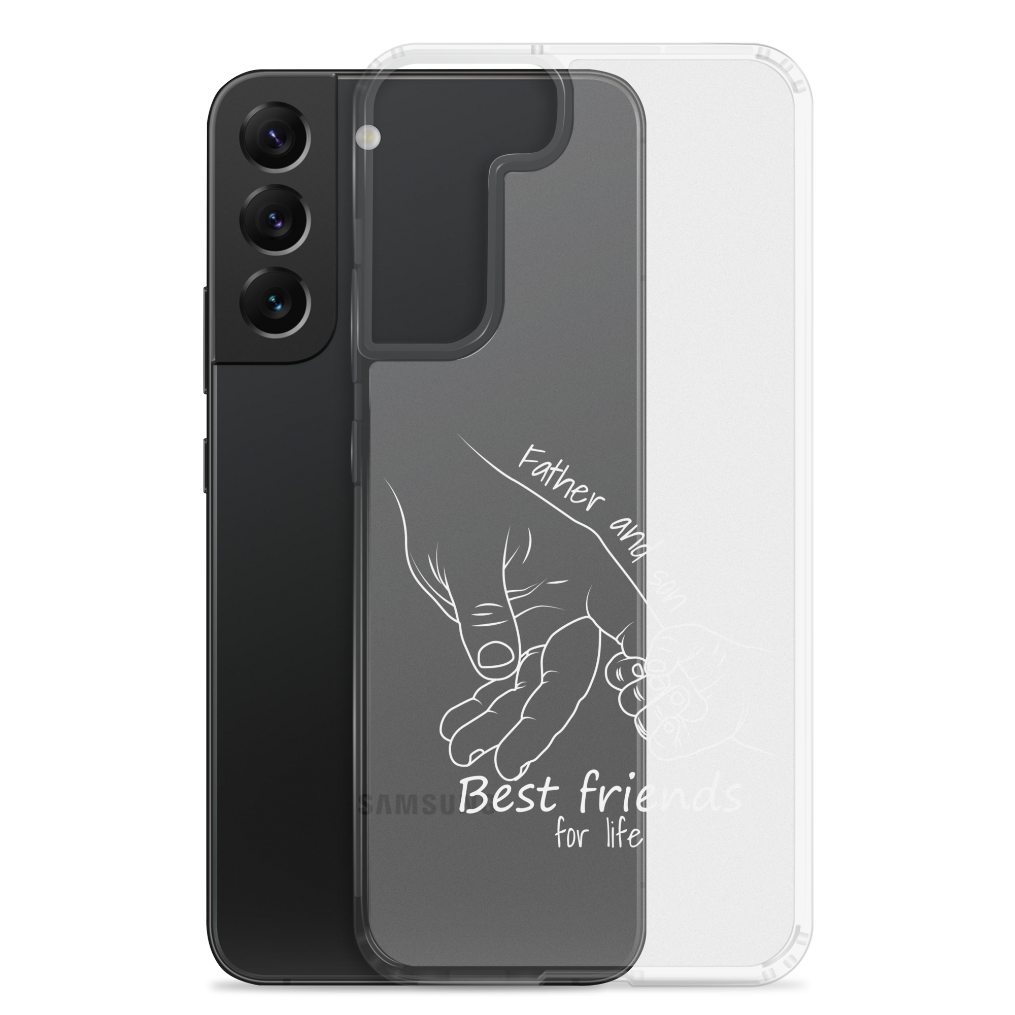 Father And Son Best Friends For Life Clear Case for Samsung®