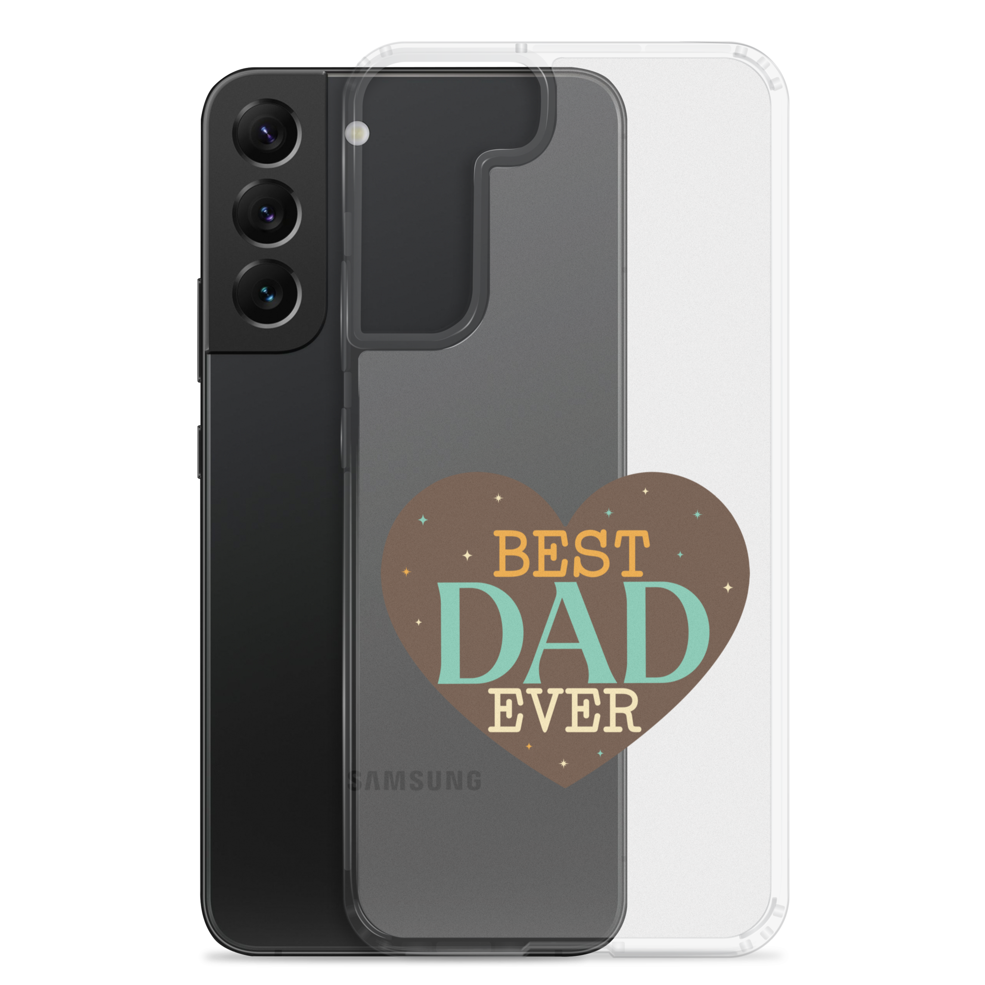 Best Dad Ever Clear Case for Samsung®