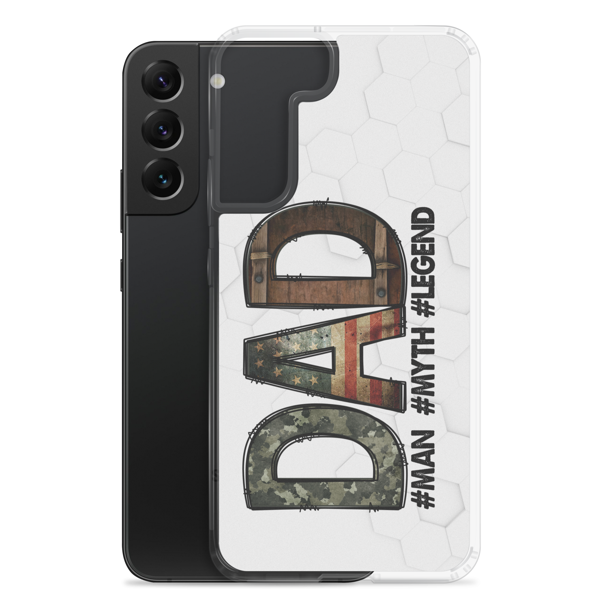 Dad #Man #Myth #Legend Clear Case for Samsung®