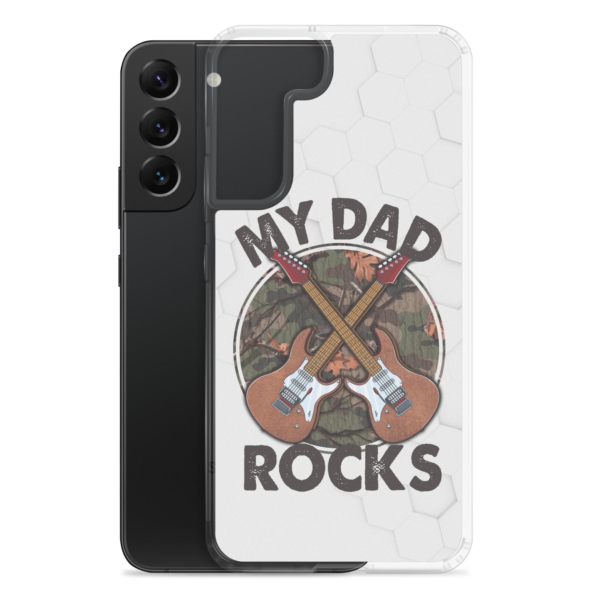 My Dad Rocks Clear Case for Samsung®