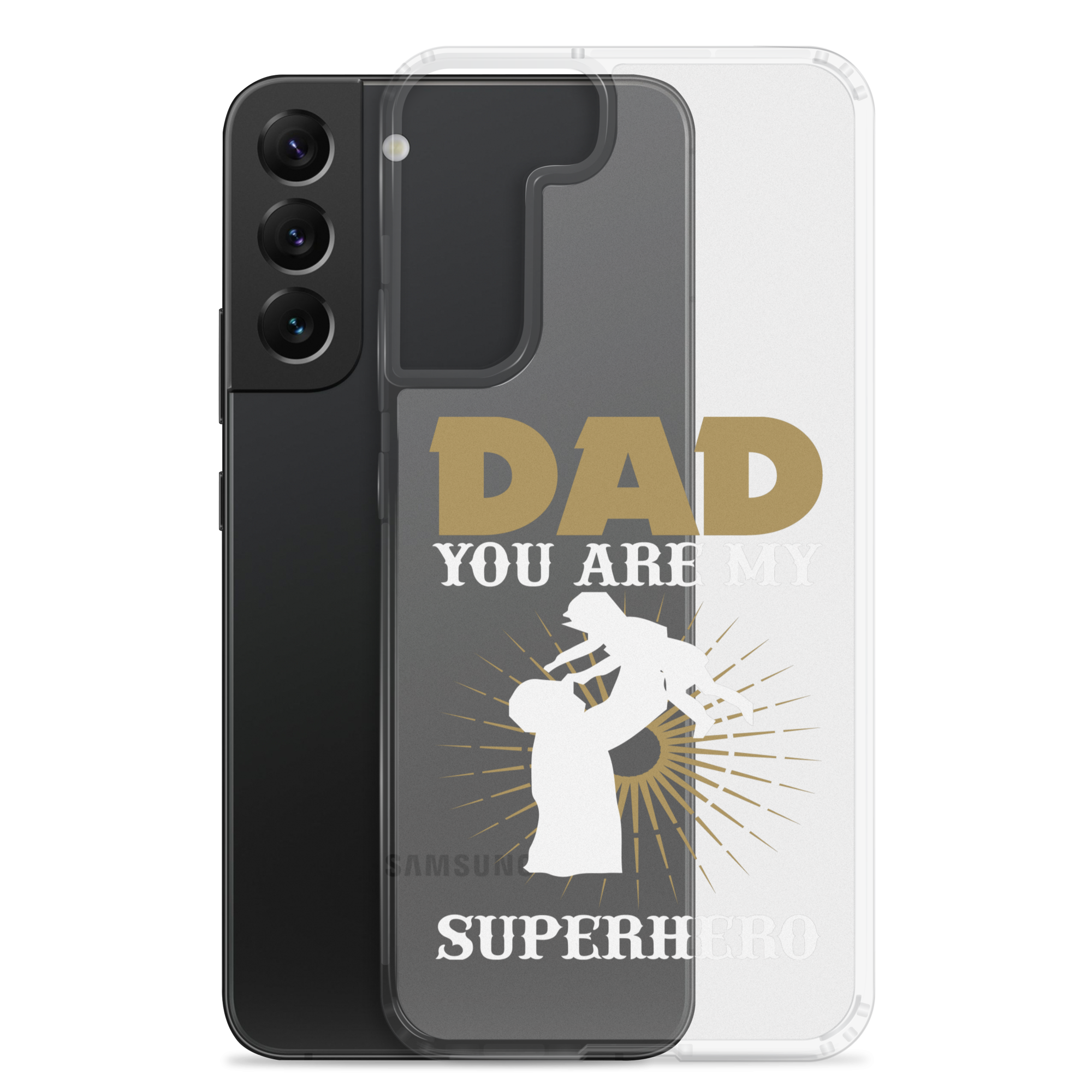 Dad You Are My Superhero Clear Case for Samsung®