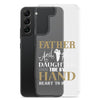 Father And Daughter Tide By Hand Heart To Heart Clear Case for Samsung®