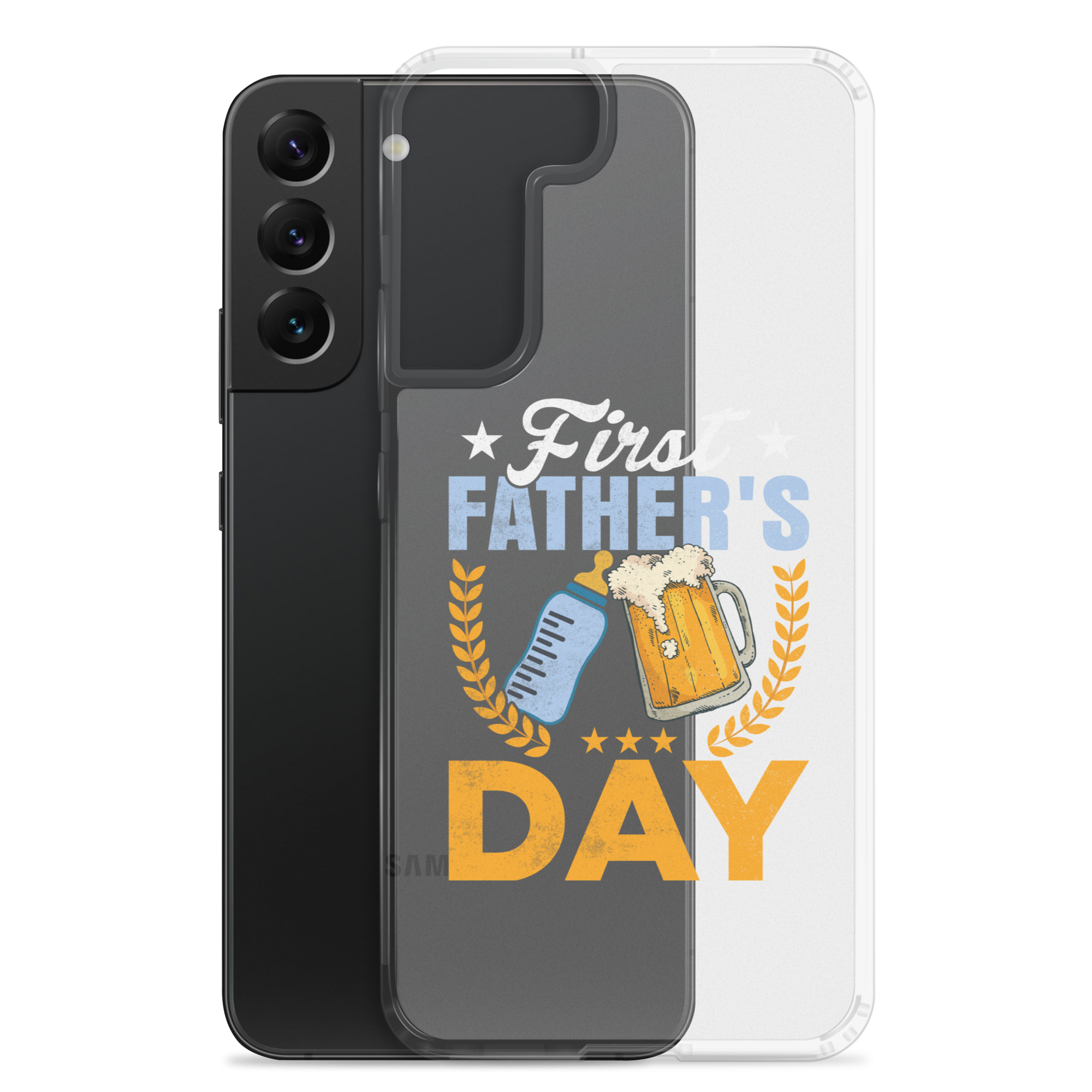 First Father's Day Clear Case for Samsung®