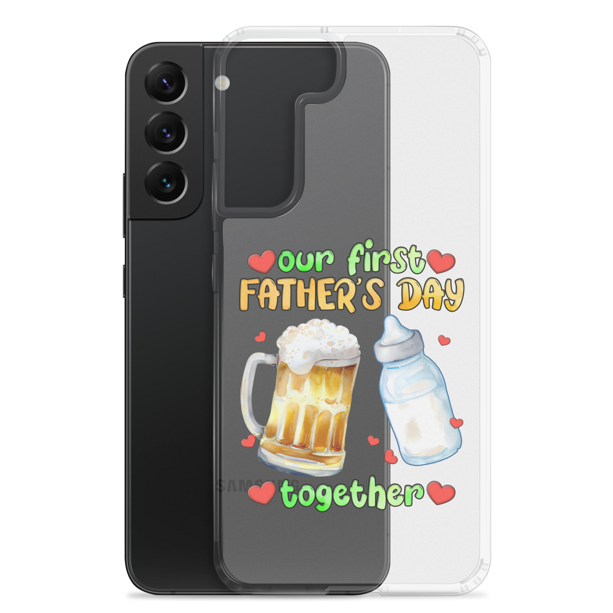 Our First Father's Day Together Clear Case for Samsung®