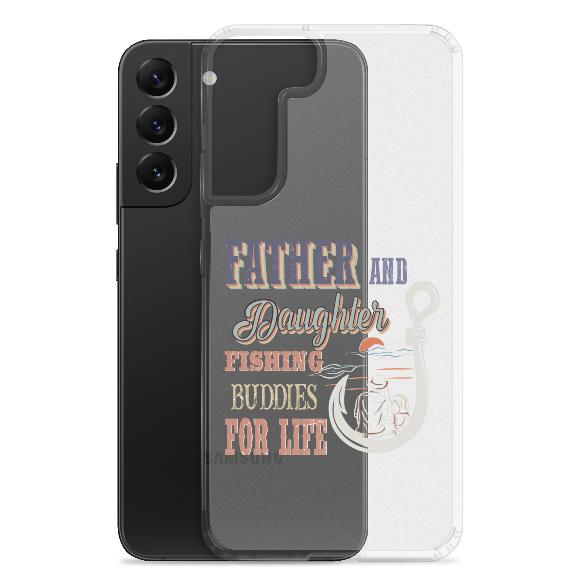 Father And Daughter Fishing Buddies For Life Clear Case for Samsung®