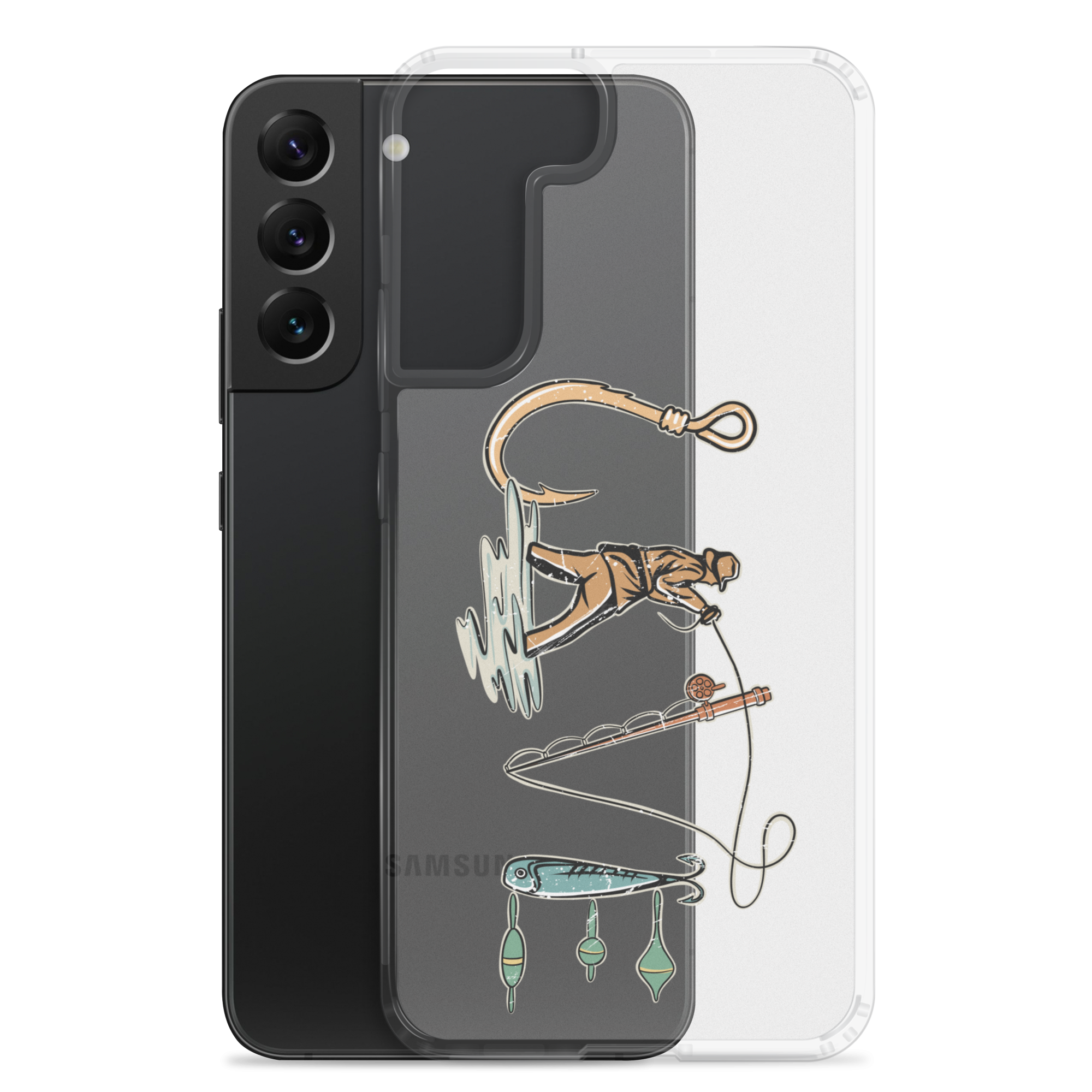 I Love Fishing Clear Case for Samsung®