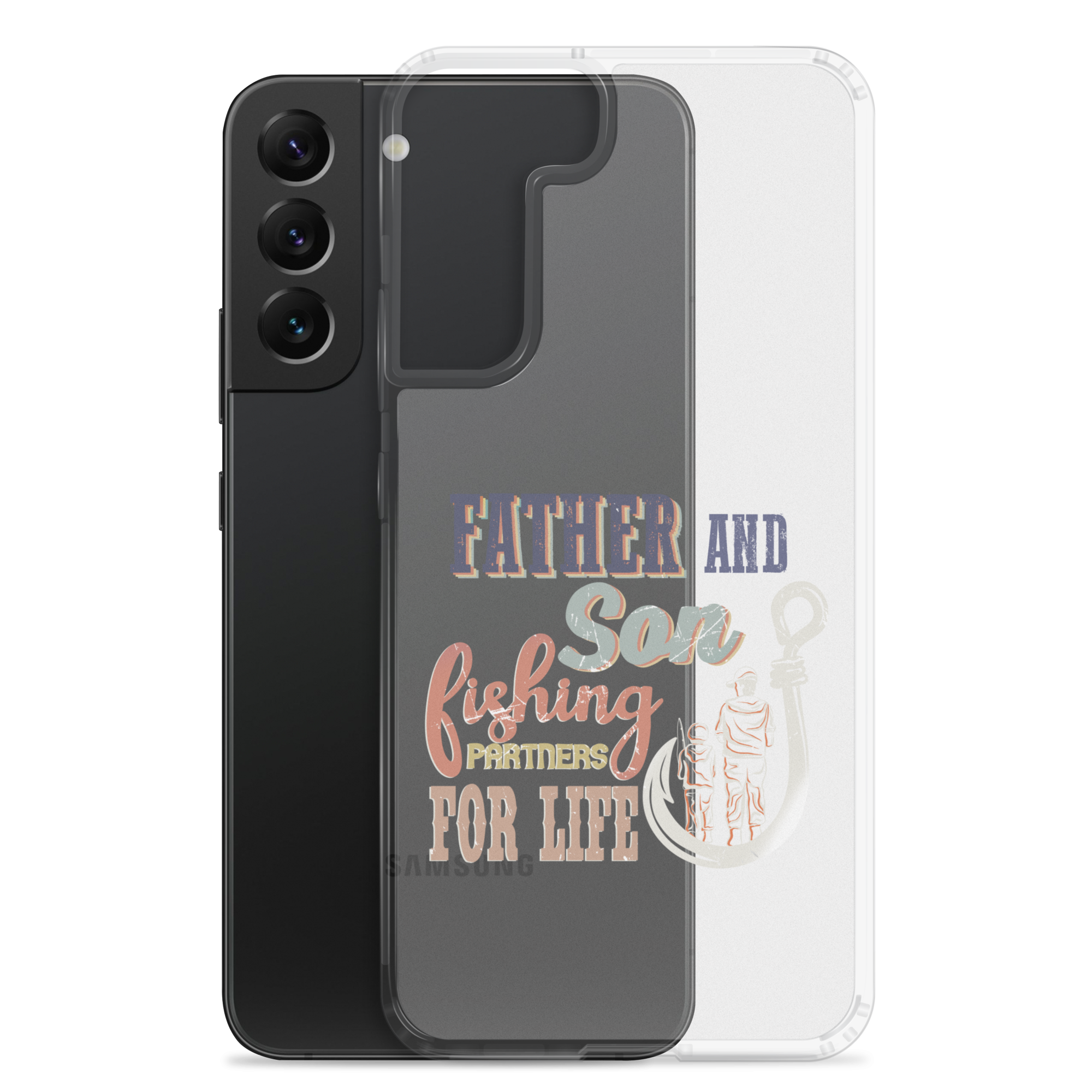 Father And Son Fishing Partners For Life Clear Case for Samsung®