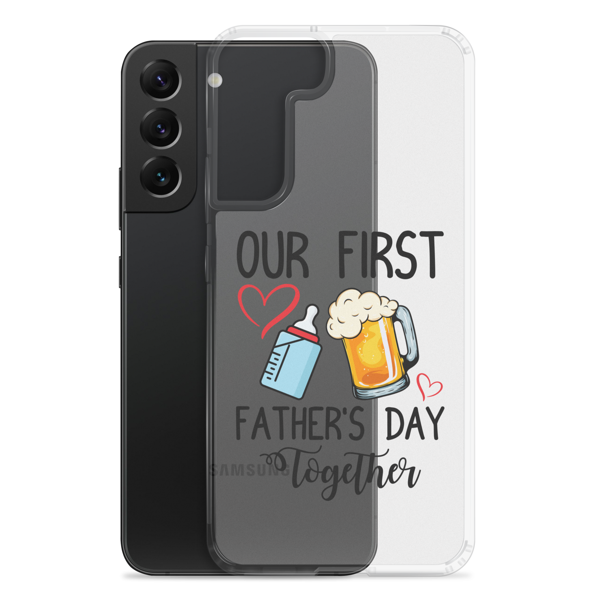 Our First Father's Day Together Clear Case for Samsung®