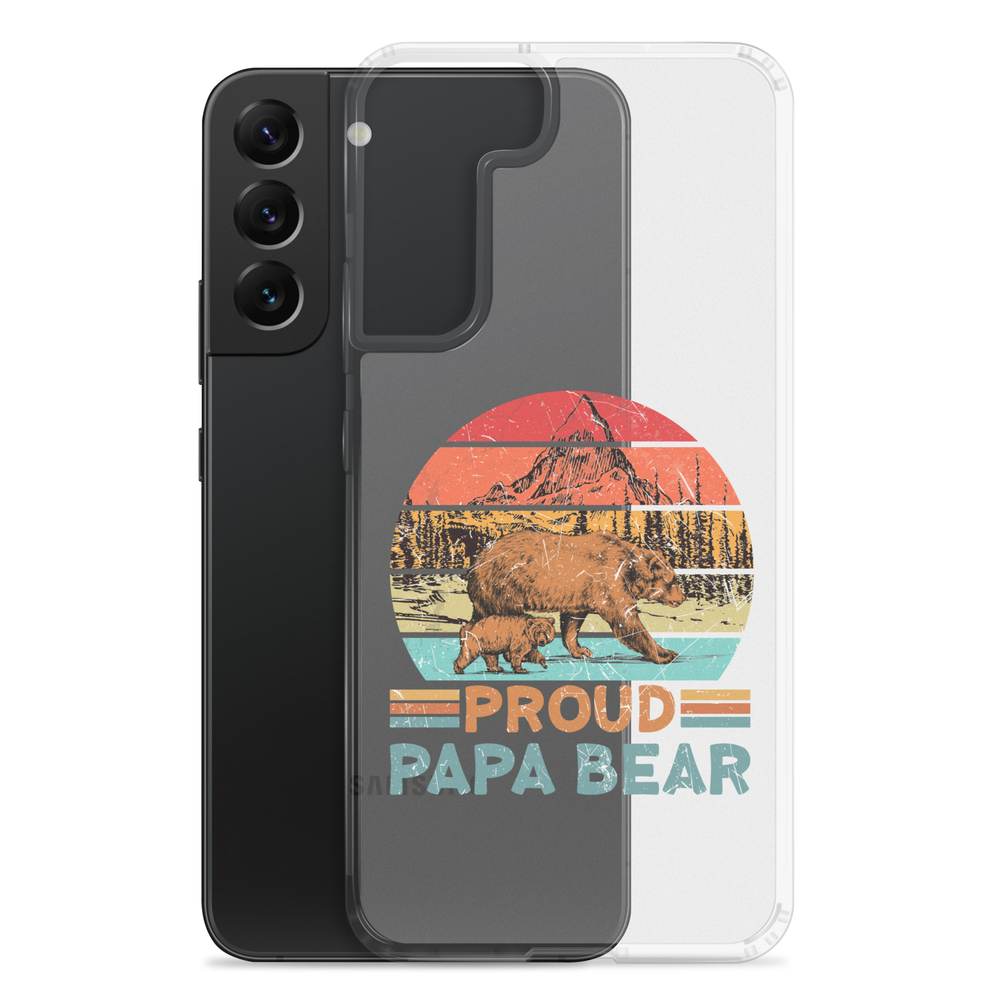 Proud Papa Bear Clear Case for Samsung®