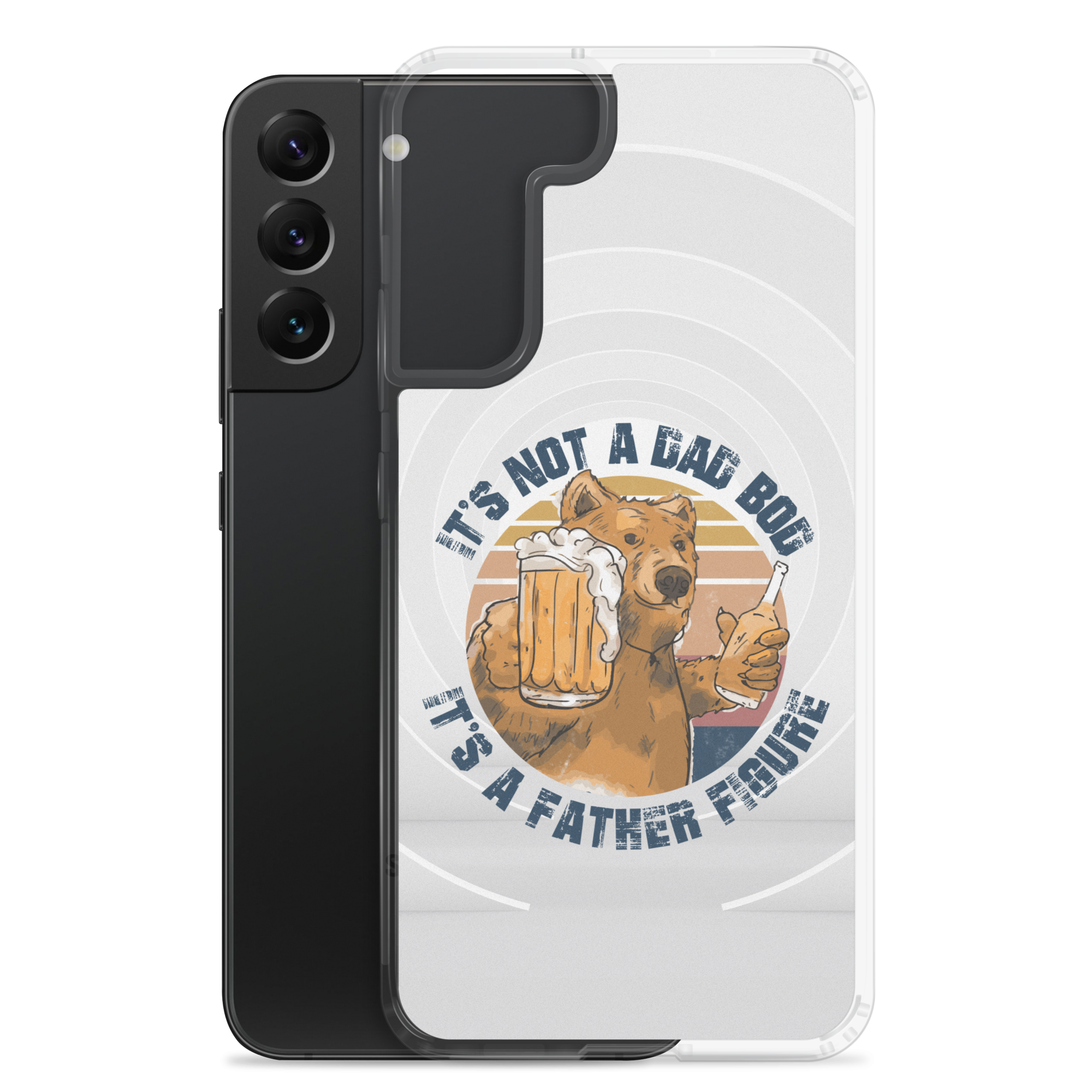 It's Not A Bod Dad It's A Father Figure Clear Case for Samsung®