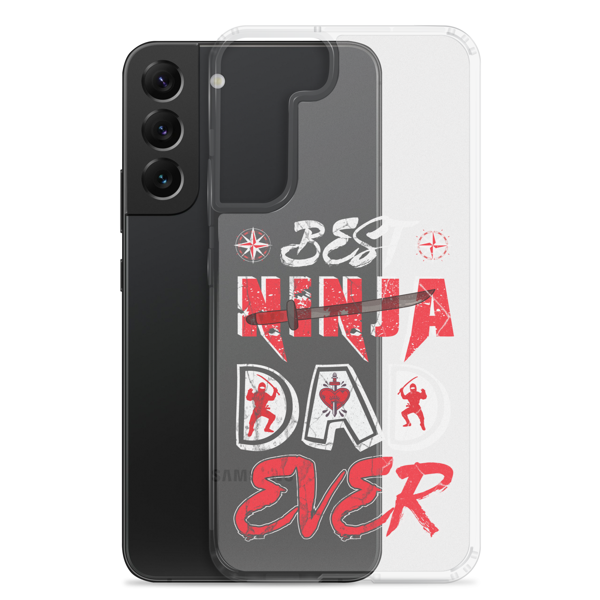 Best Ninja Dad Ever Clear Case for Samsung®