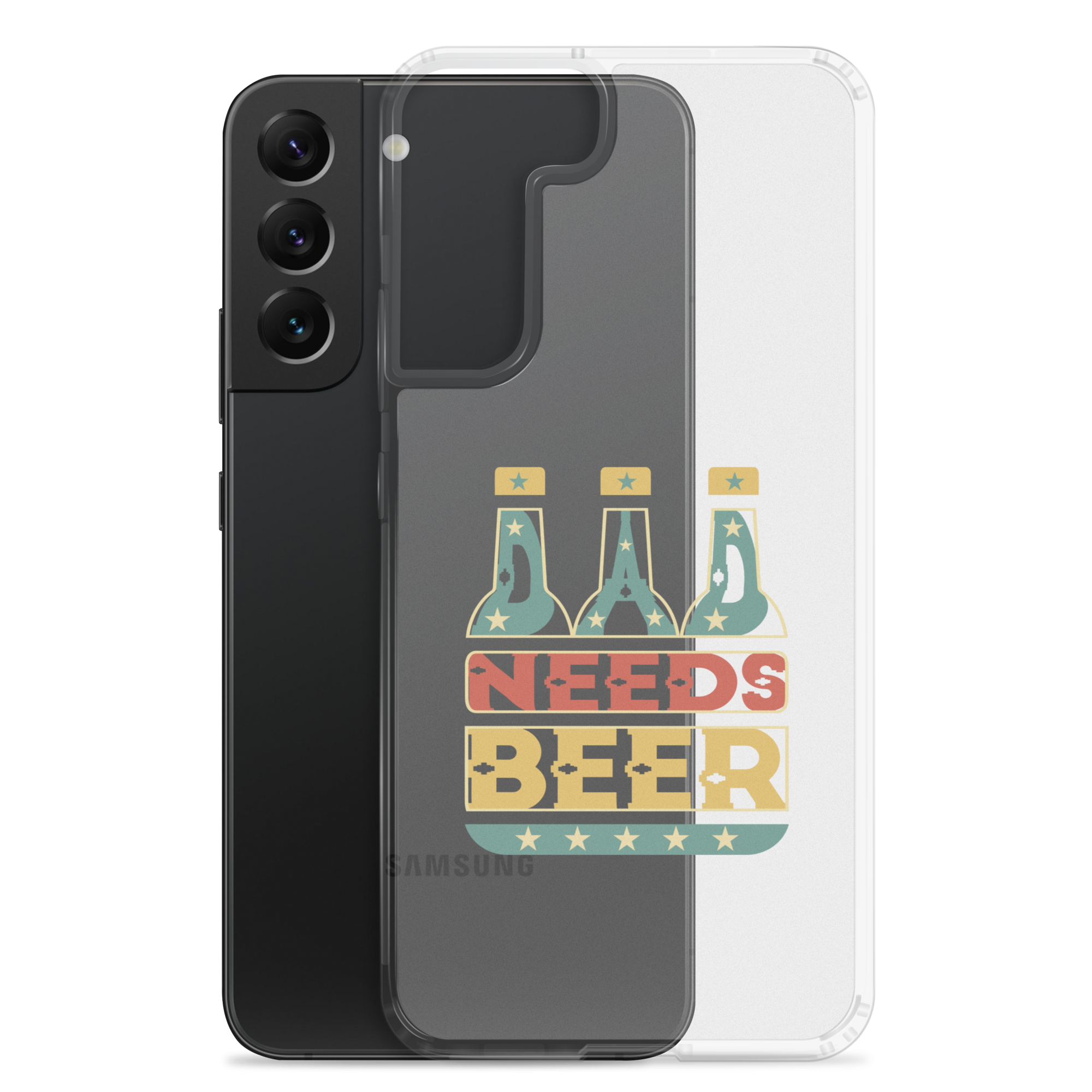 Dad Needs Beer Clear Case for Samsung®