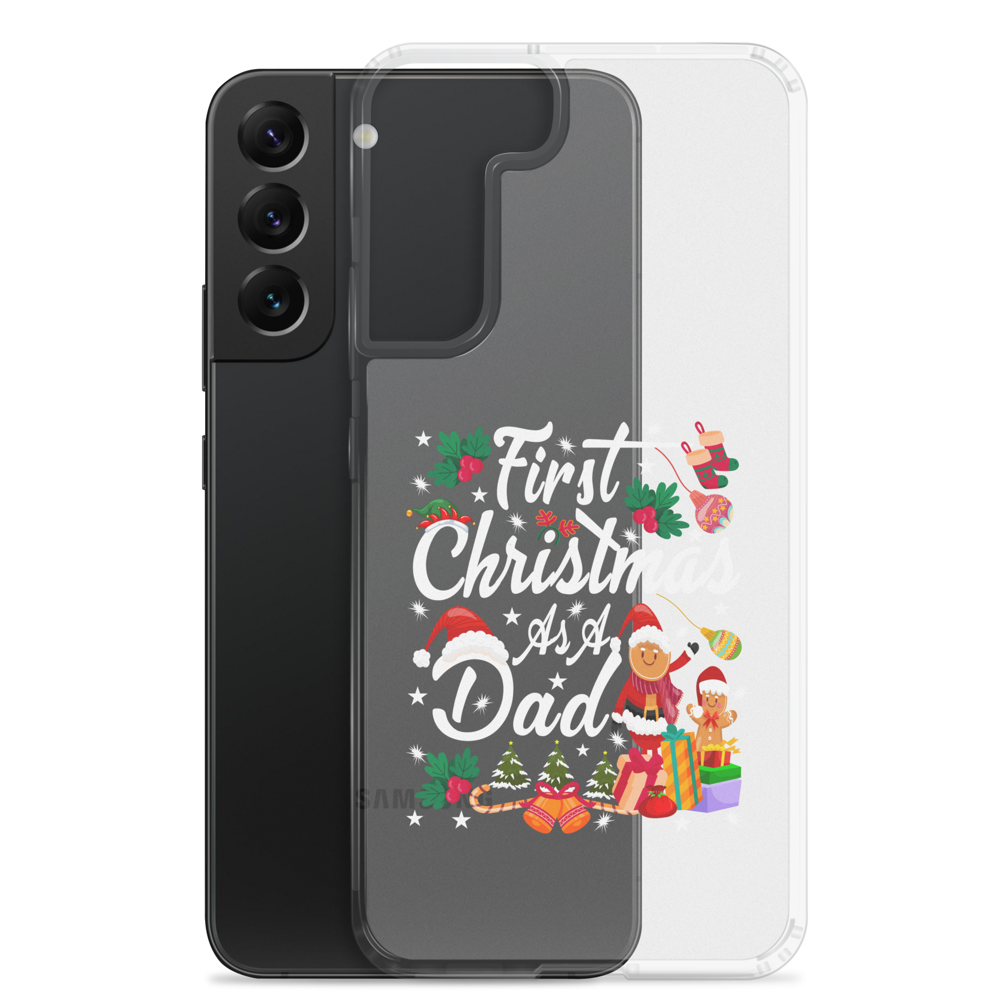 First Christmas As A Dad Clear Case for Samsung®