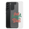 First Christmas As Dad Clear Case for Samsung®