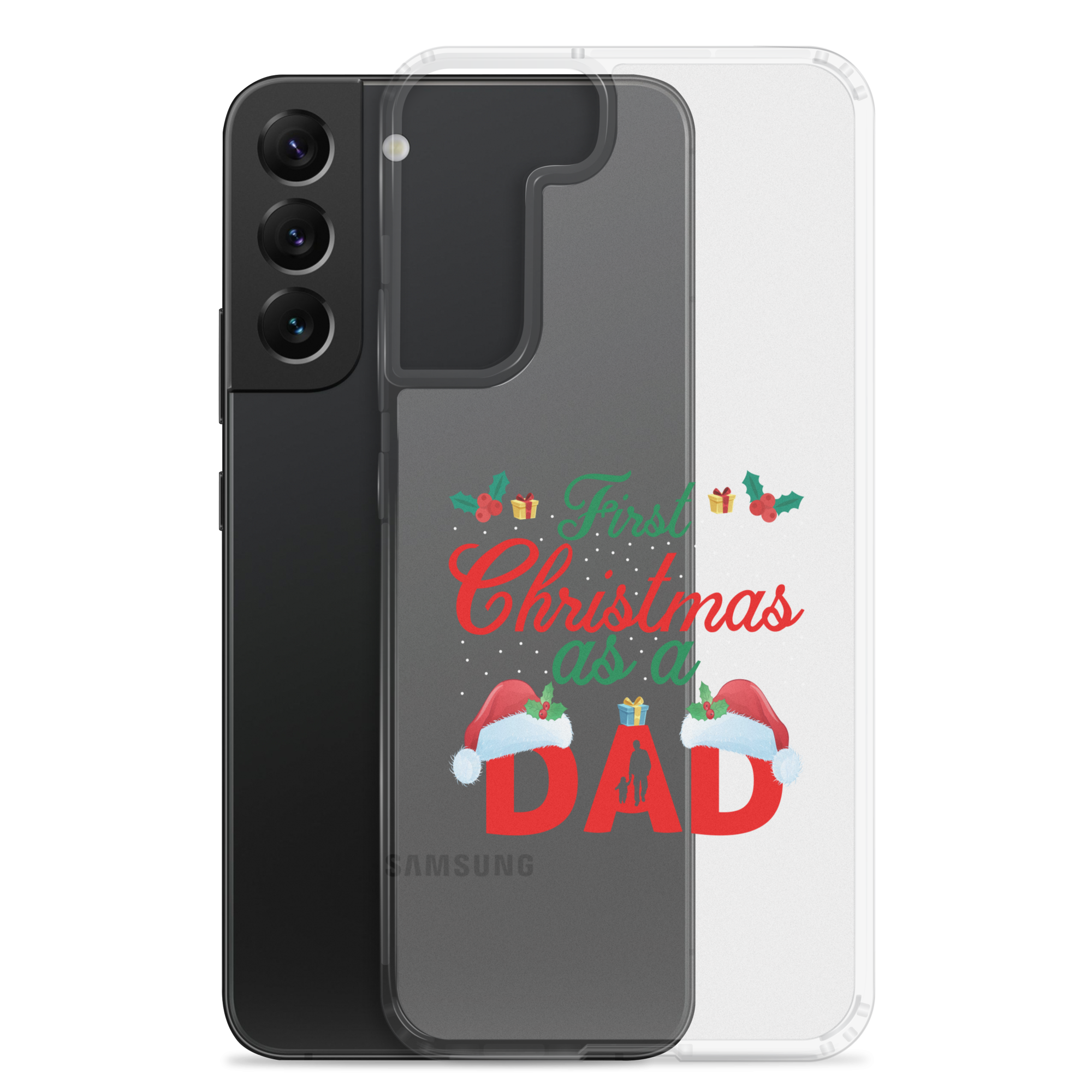 First Christmas As A Dad Clear Case for Samsung®