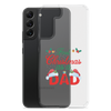 First Christmas As A Dad Clear Case for Samsung®