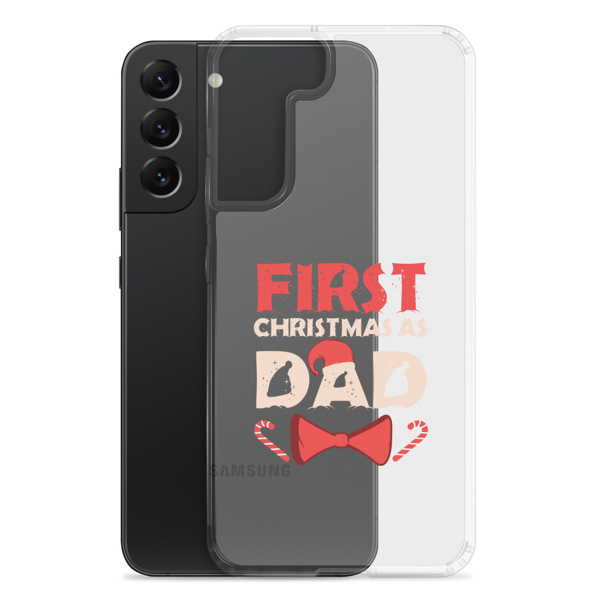 First Christmas As Dad Clear Case for Samsung®