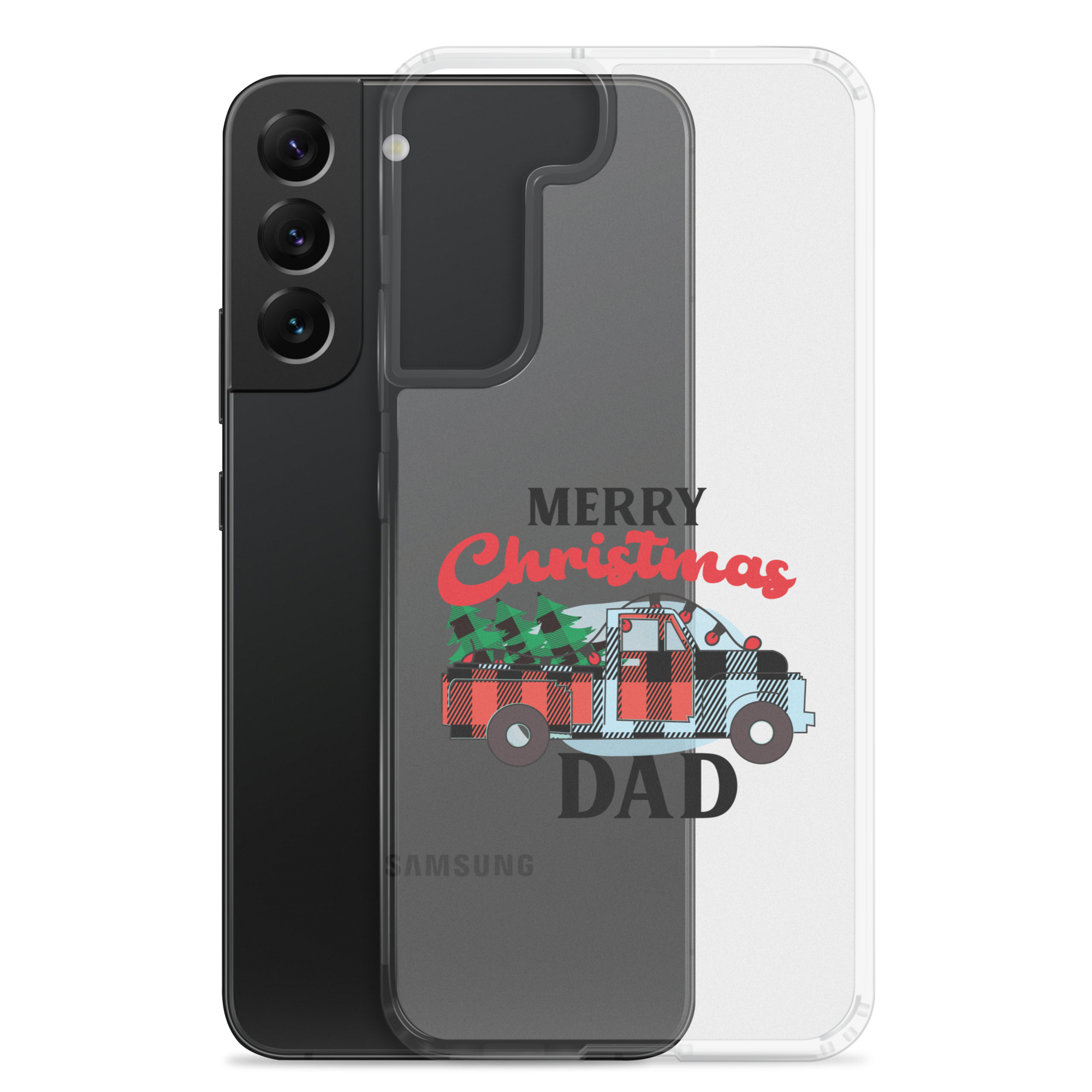 First Christmas As Dad Clear Case for Samsung®