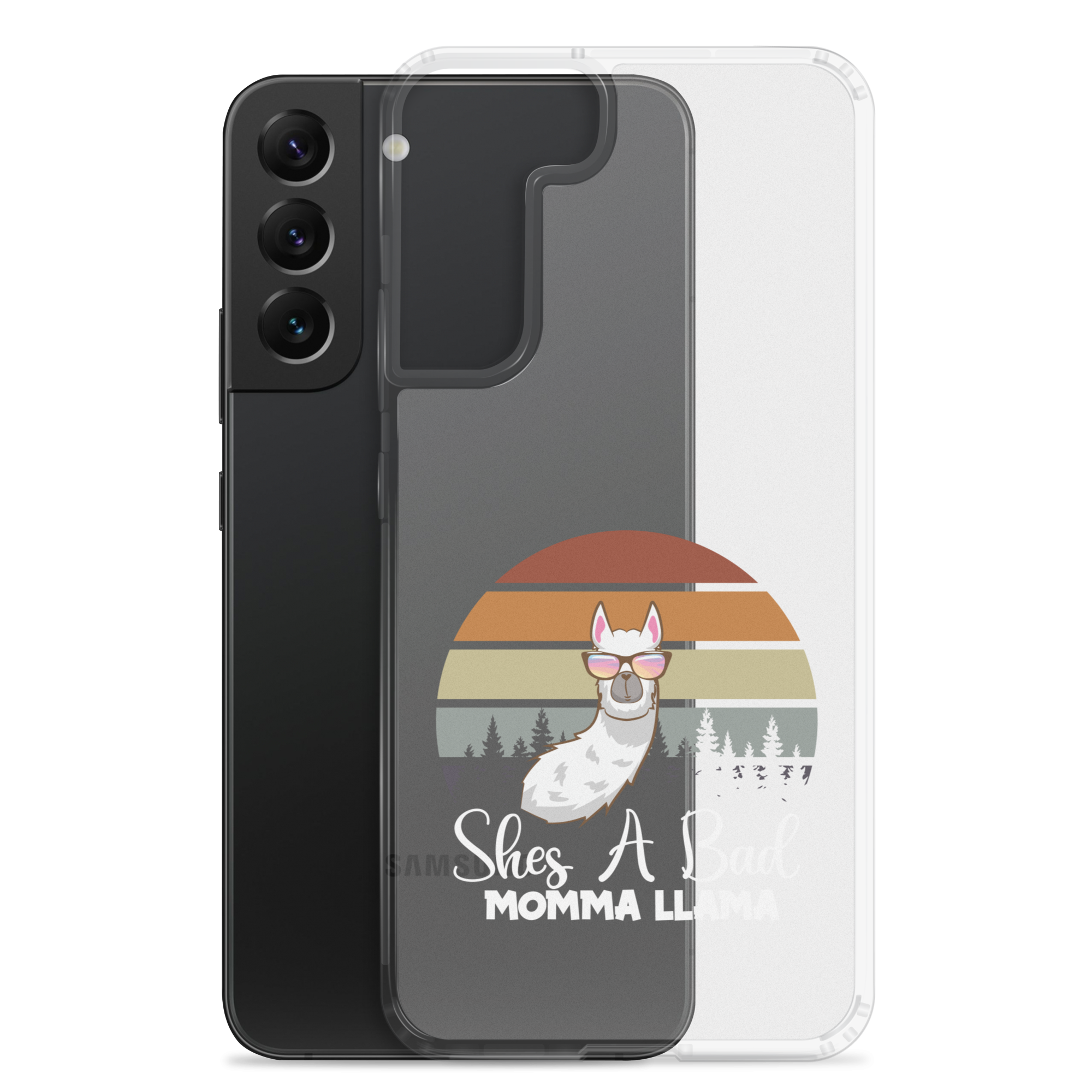 She's A Bad Momma Llama Clear Case for Samsung®