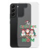 1st Christmas As A Mom Clear Case for Samsung®