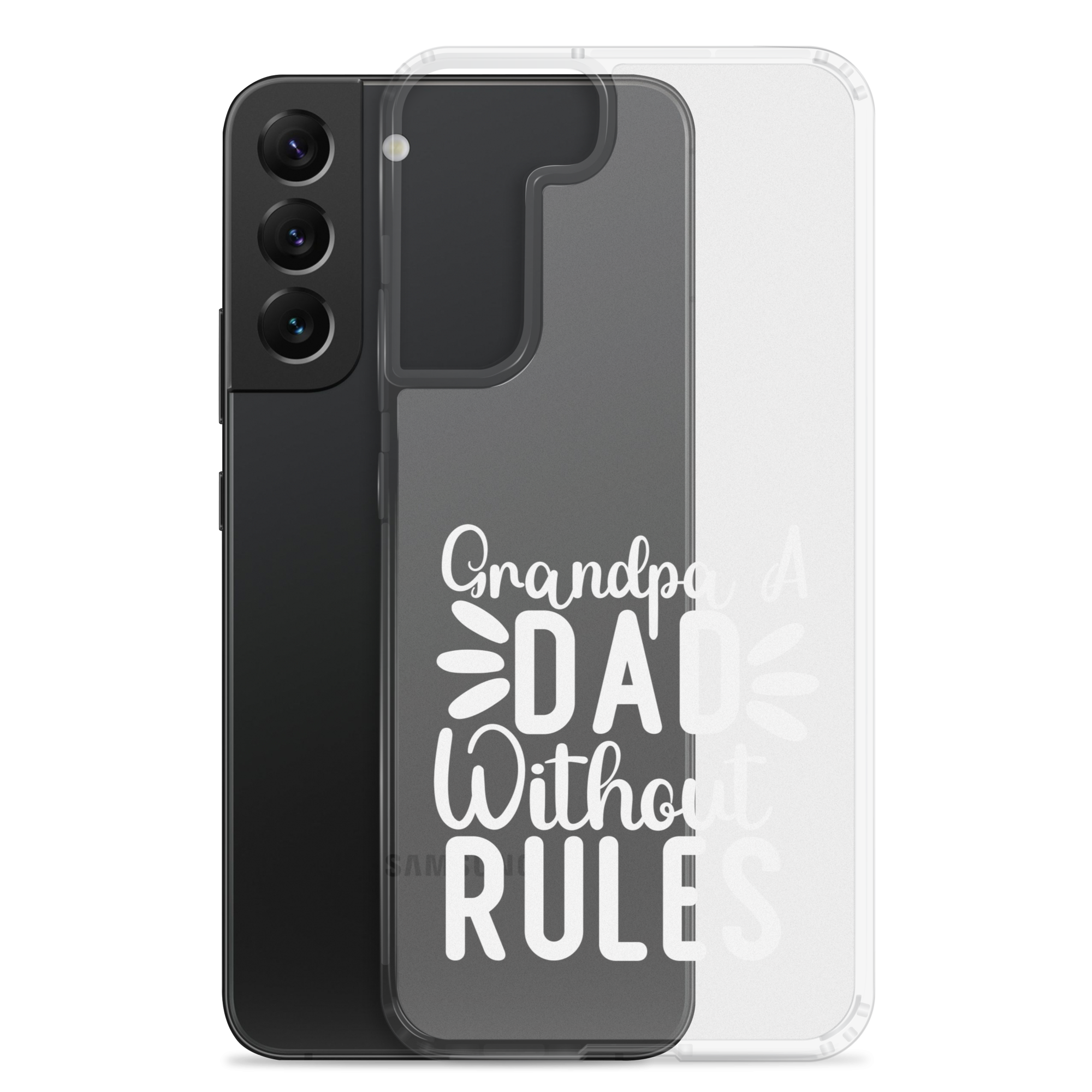 Grandpa A Dad Without Rules Clear Clear Case for Samsung®