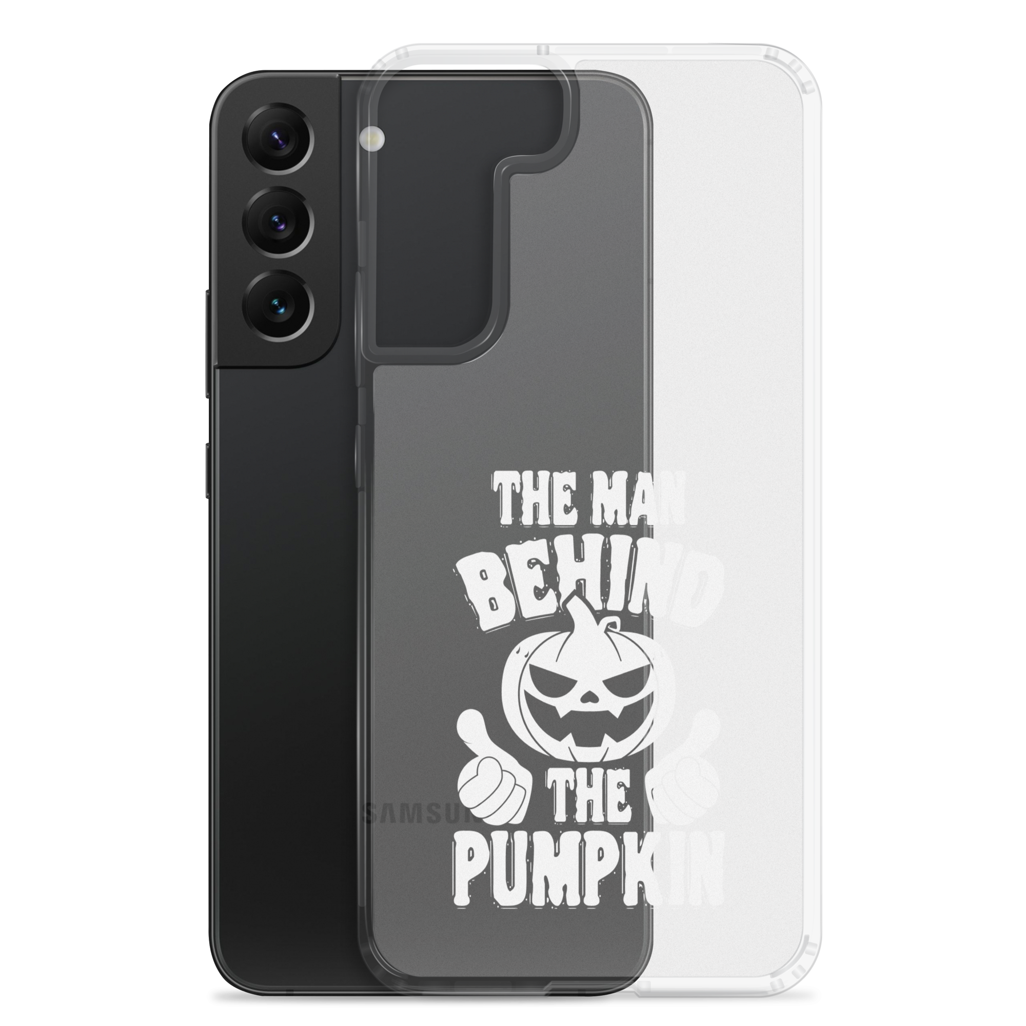 The Man Behind The Pumpkin Clear Case for Samsung®