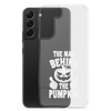 The Man Behind The Pumpkin Clear Case for Samsung®