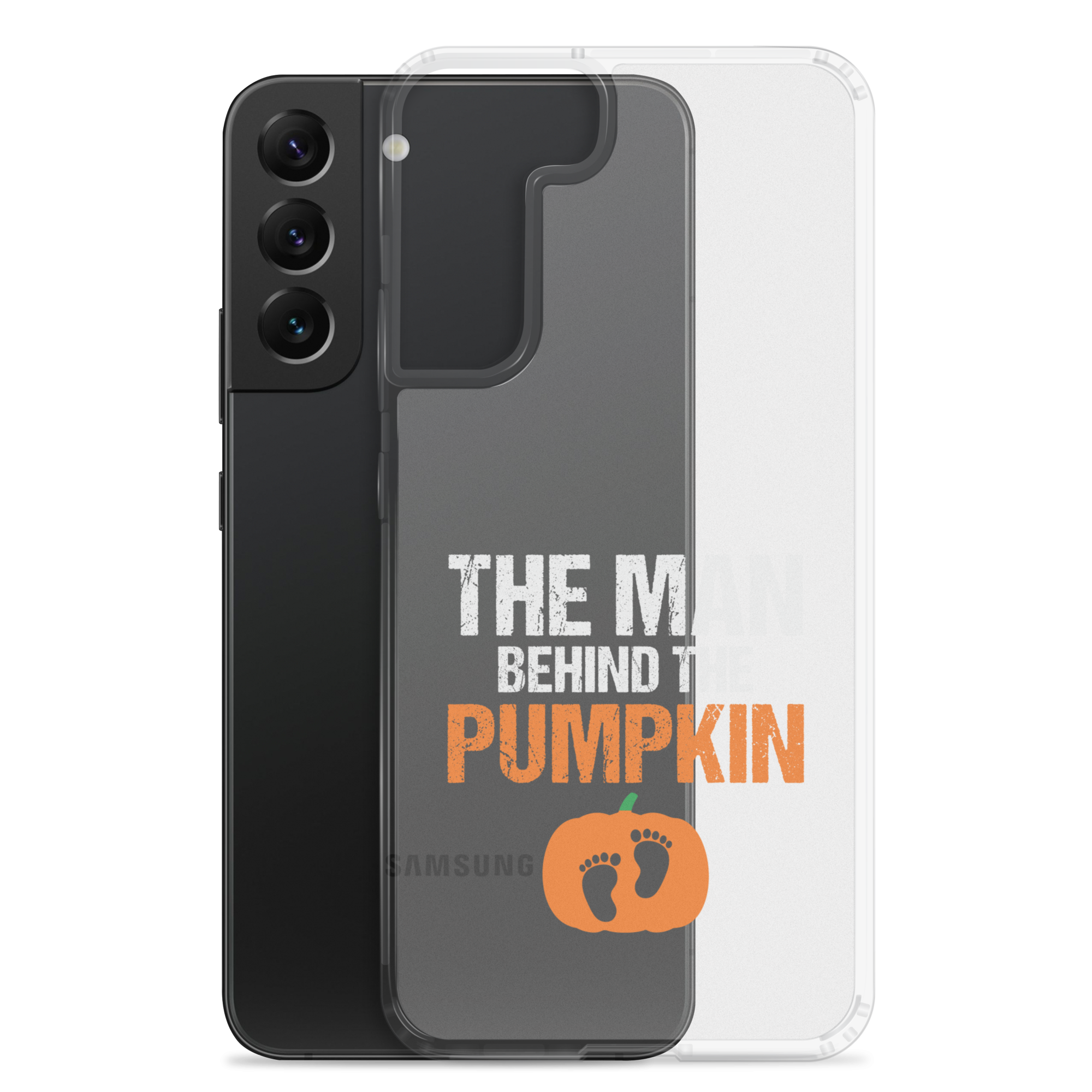 The Man Behind The Pumpkin Clear Case for Samsung®