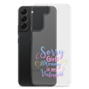 Sorry Girls Mommy Is My Valentine Clear Case for Samsung®