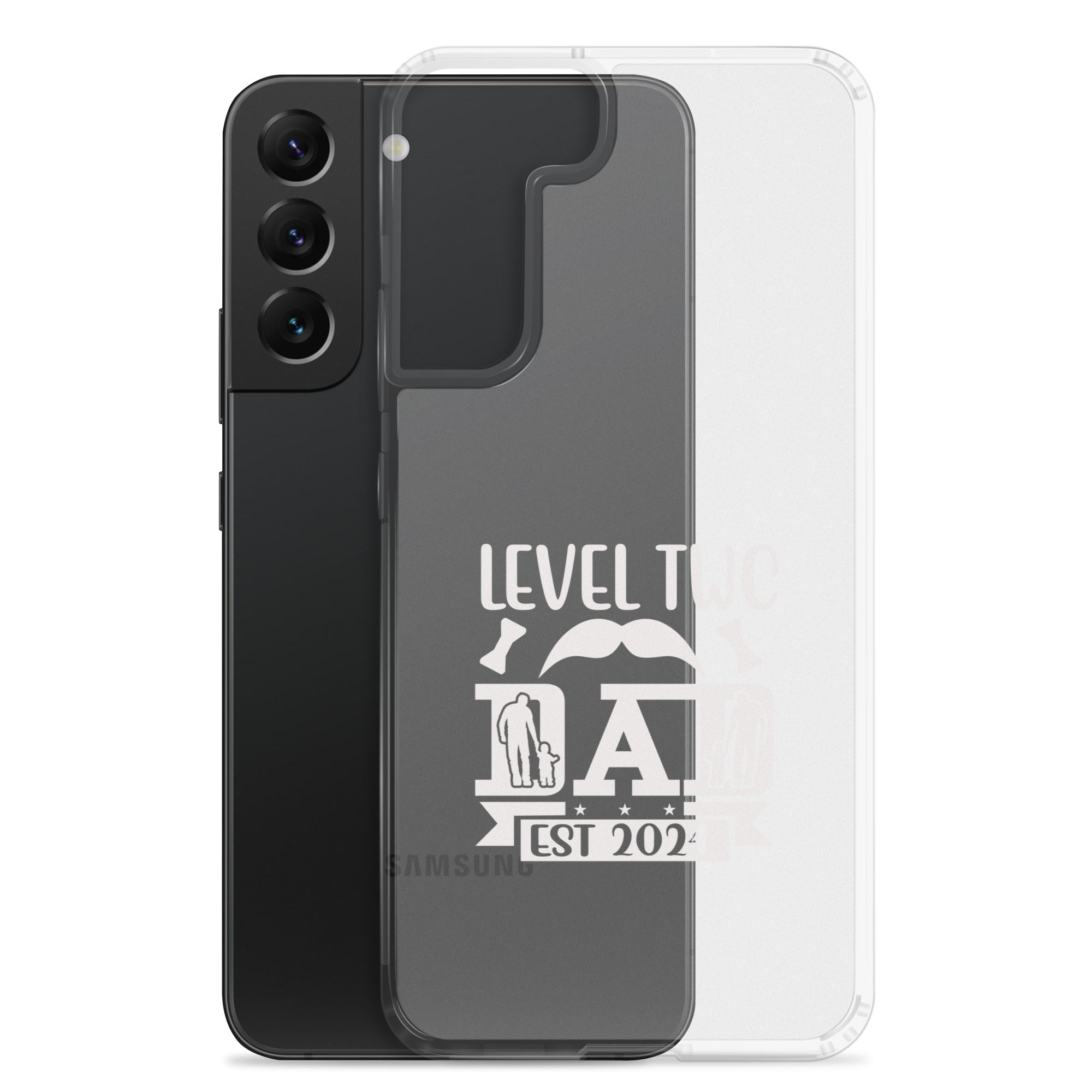 Level Two Dad Est. 2024 Clear Case for Samsung®