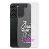 Just Want to Tell You A Secret I'm Pregnant Clear Case for Samsung®