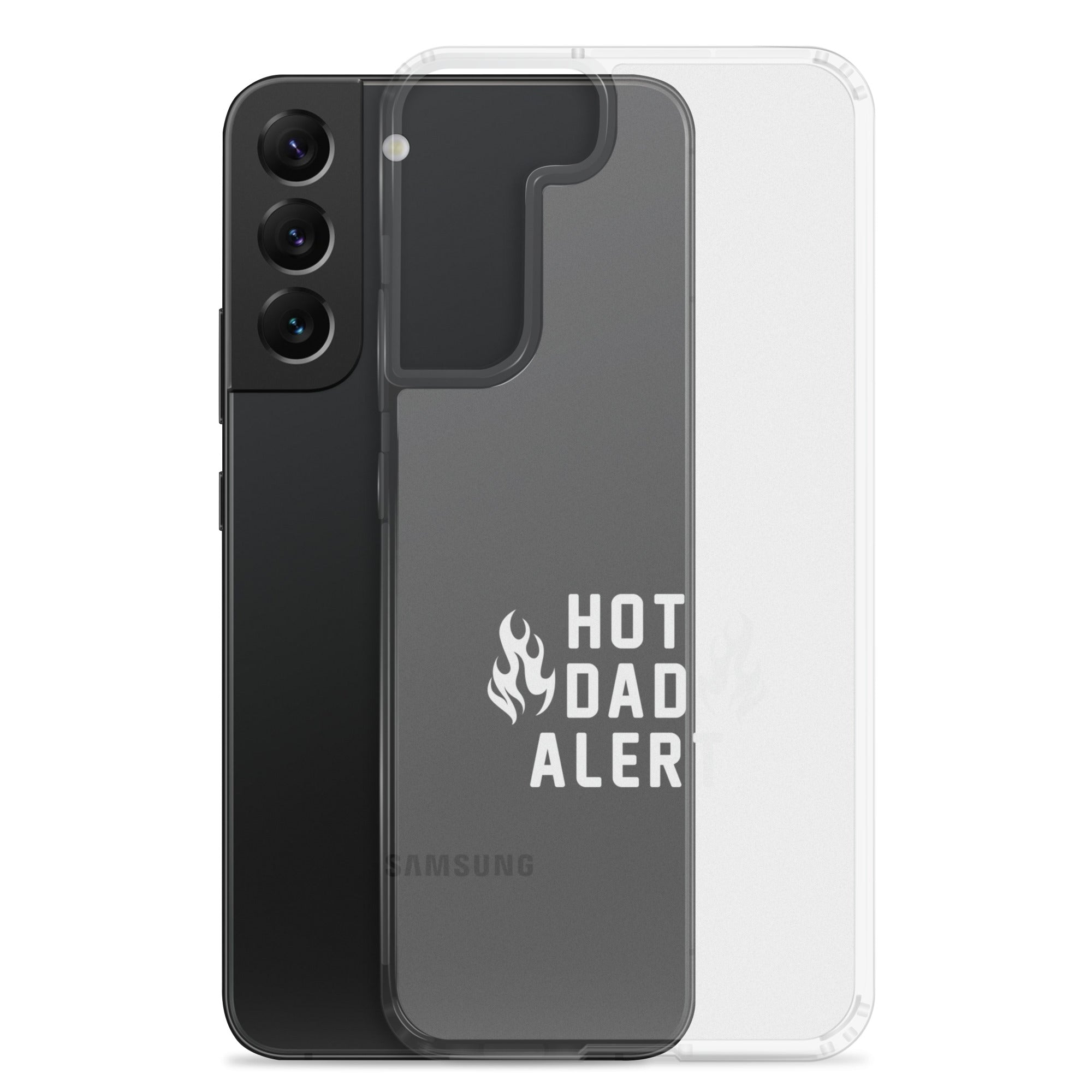 Hot Dad Alert Clear Case for Samsung®