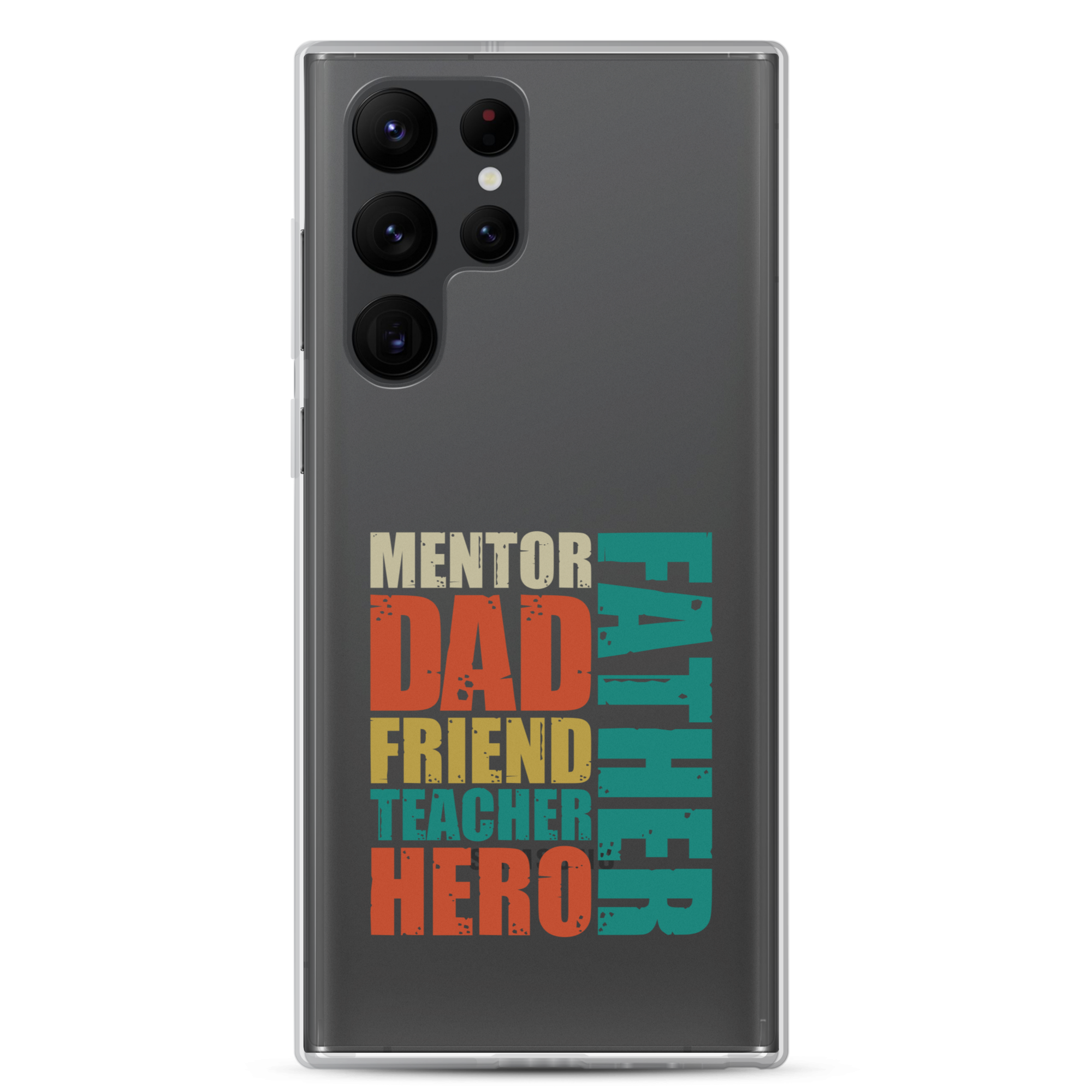 Mentor Dad Fiend Teacher Hero Father Clear Case for Samsung®