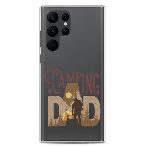 Camping Dad Clear Case for Samsung®