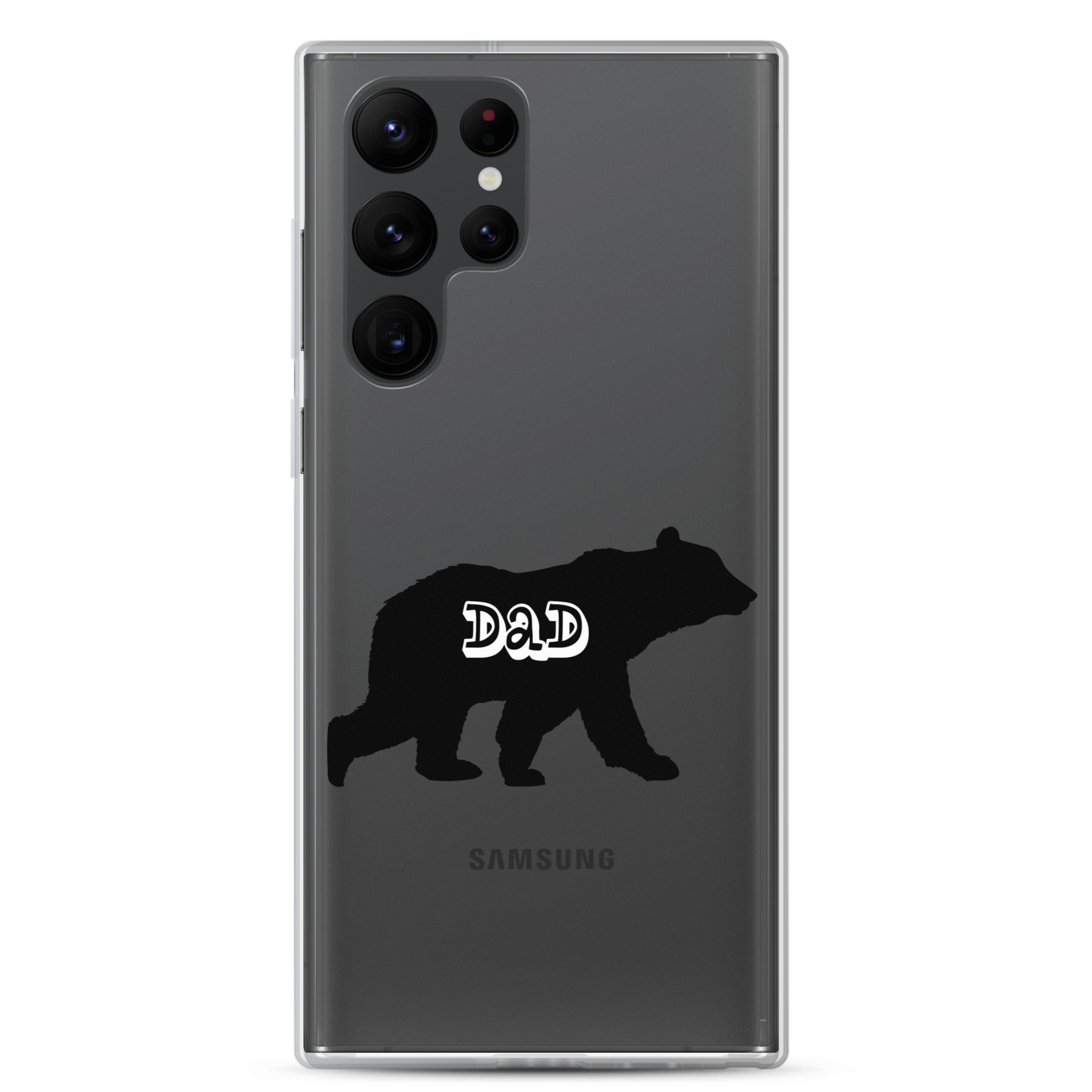 Bear Dad Clear Case for Samsung®