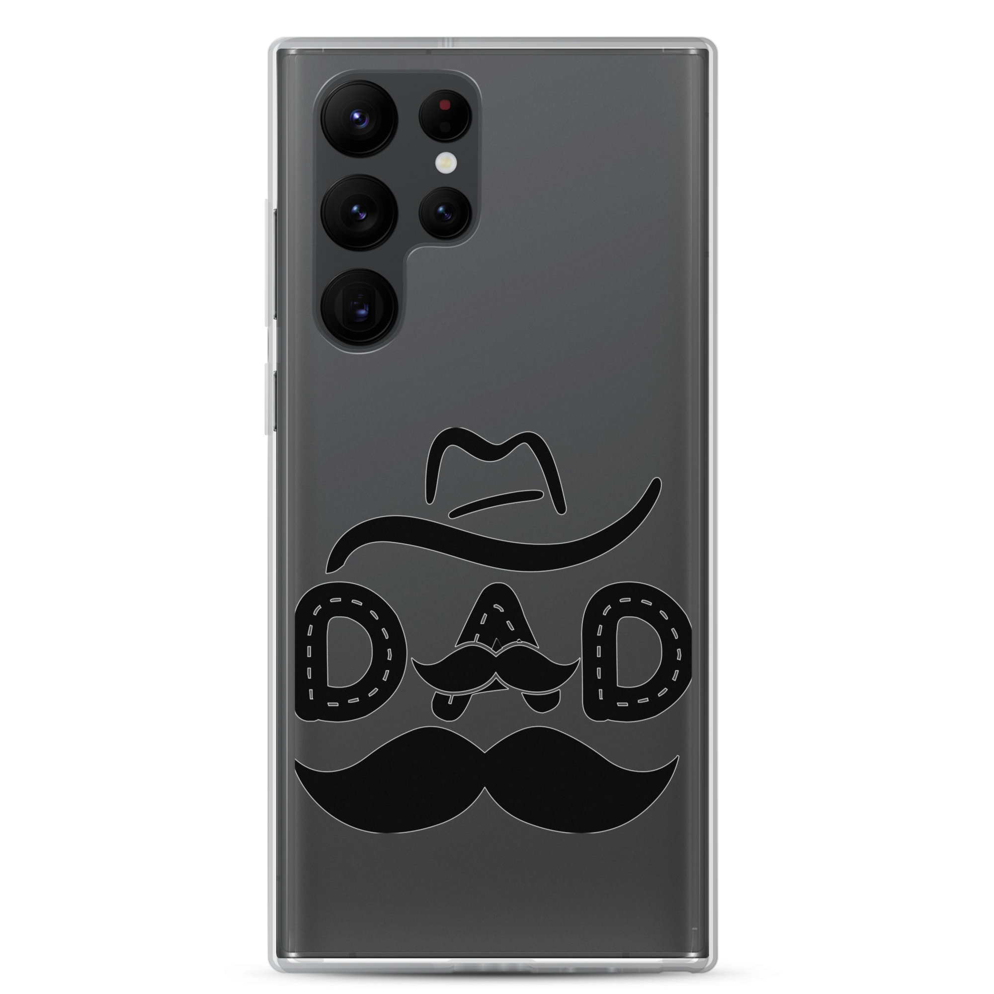 Dad Cowboy Clear Case for Samsung®