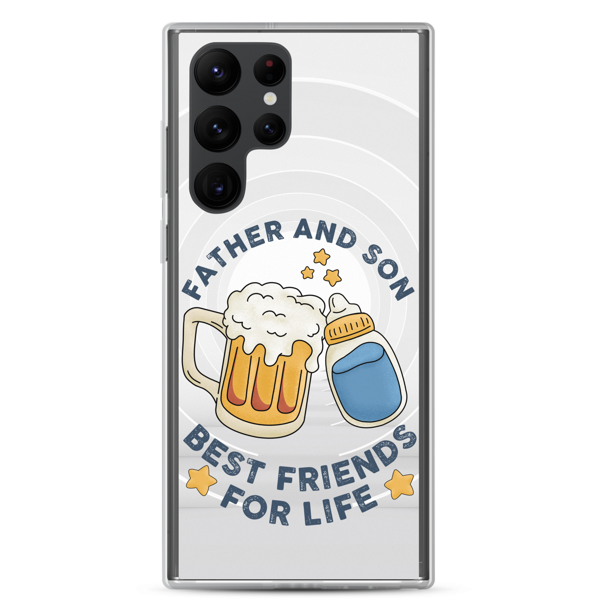 Father And Son Best Friends For Life Clear Case for Samsung®