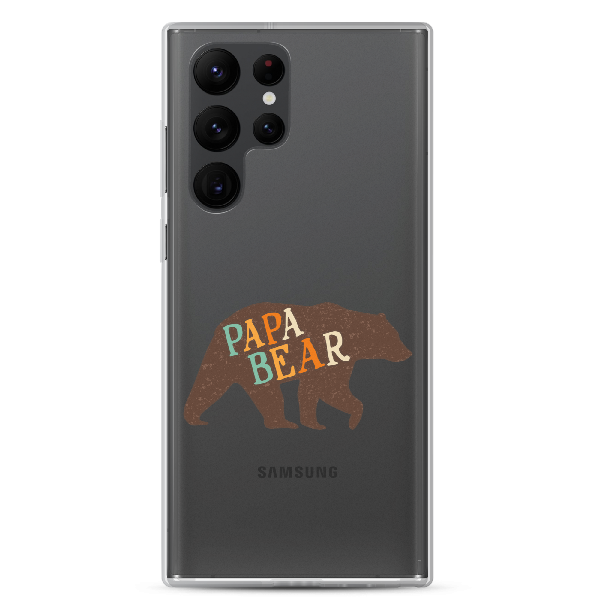 Papa Bear Clear Case for Samsung®