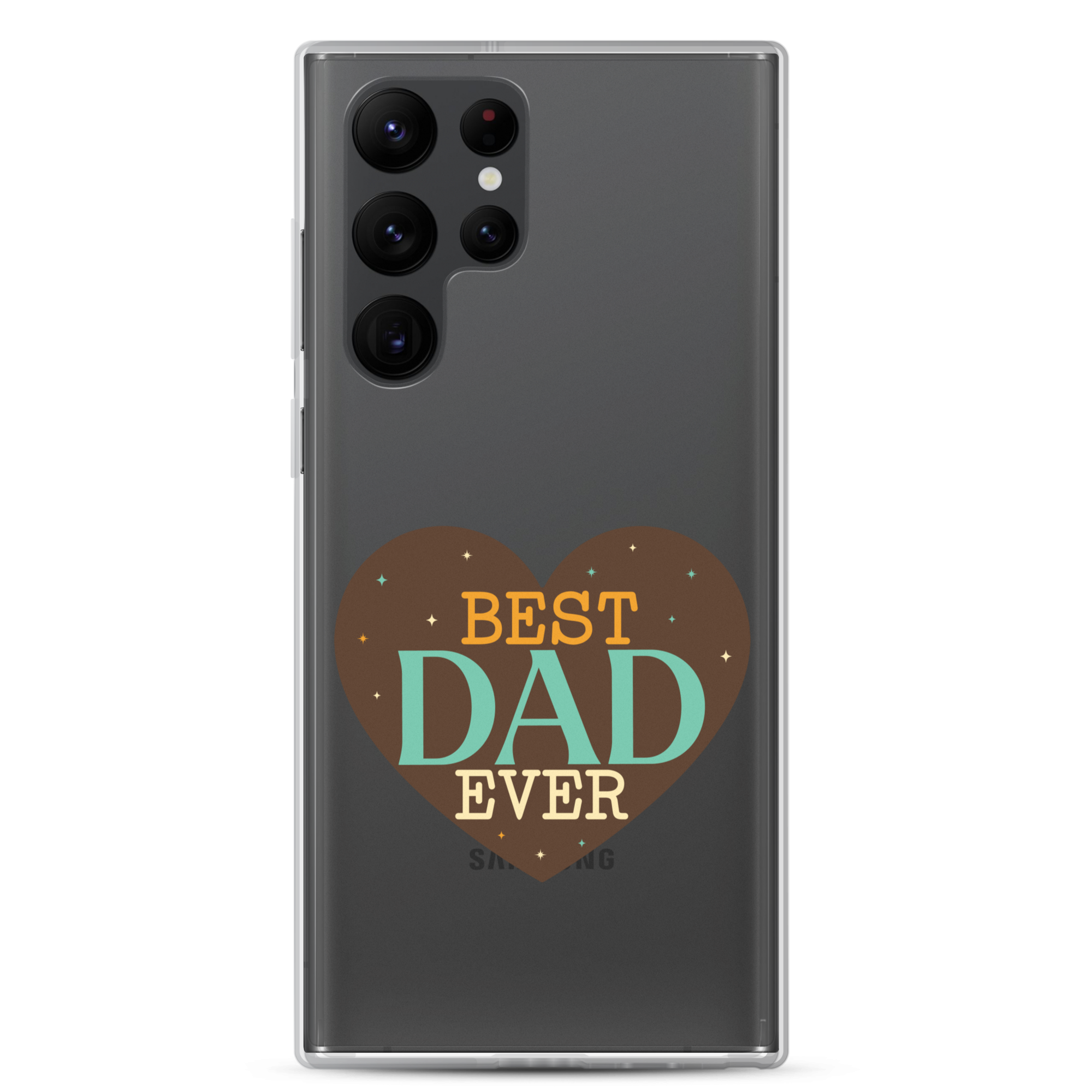 Best Dad Ever Clear Case for Samsung®