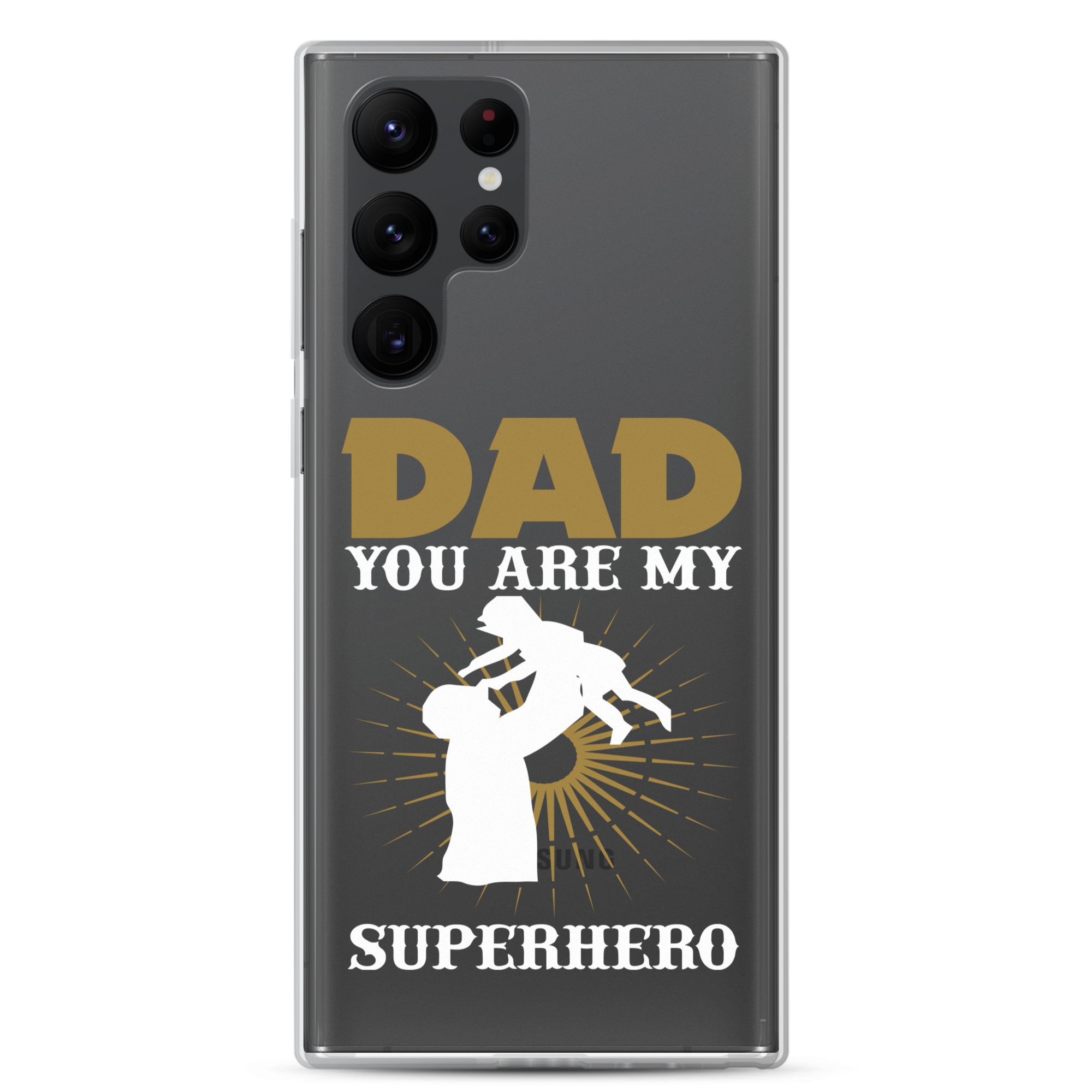 Dad You Are My Superhero Clear Case for Samsung®