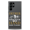 Father And Daughter Tide By Hand Heart To Heart Clear Case for Samsung®